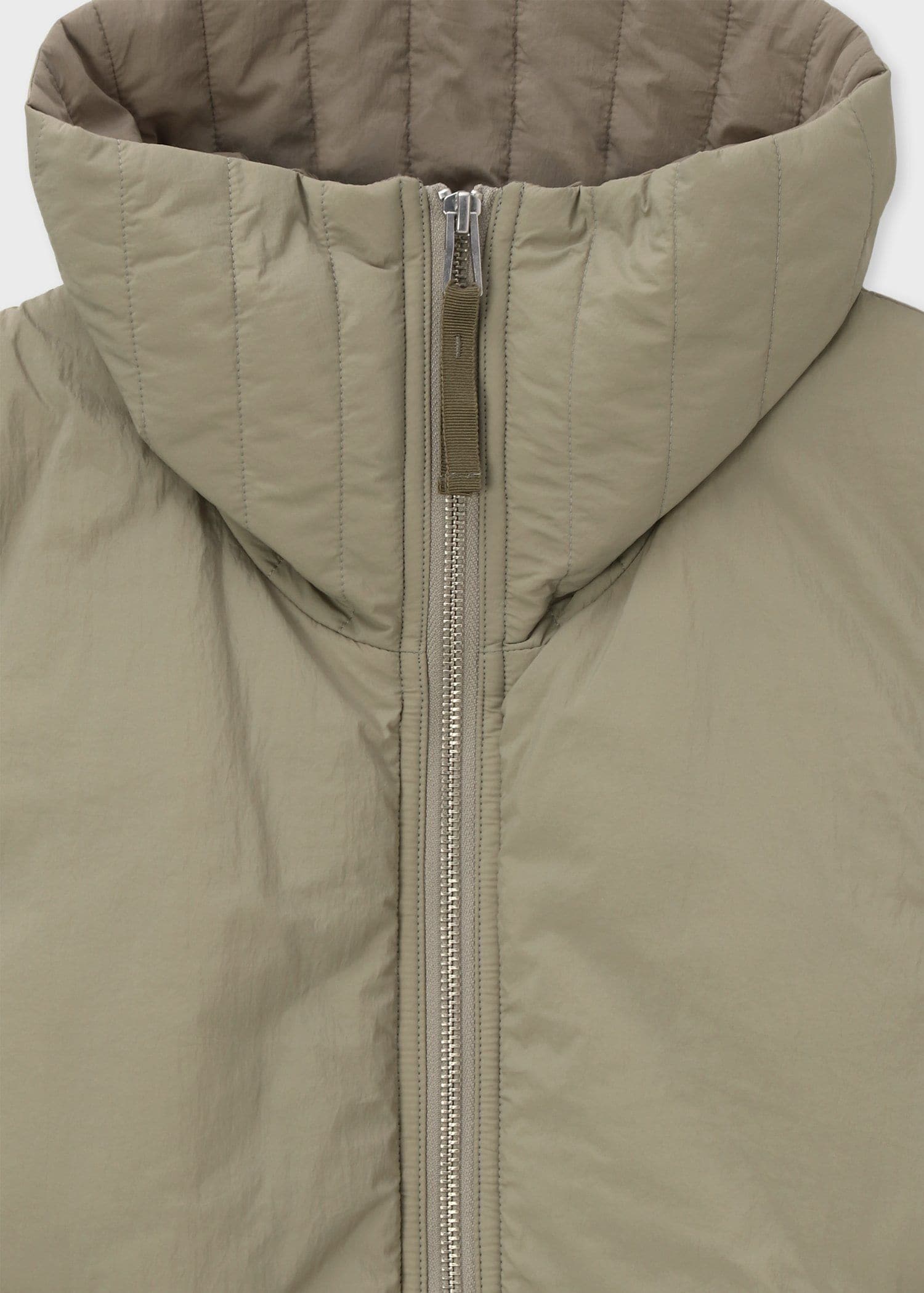 ウィメンズ タフタ スタンドカラー ベスト