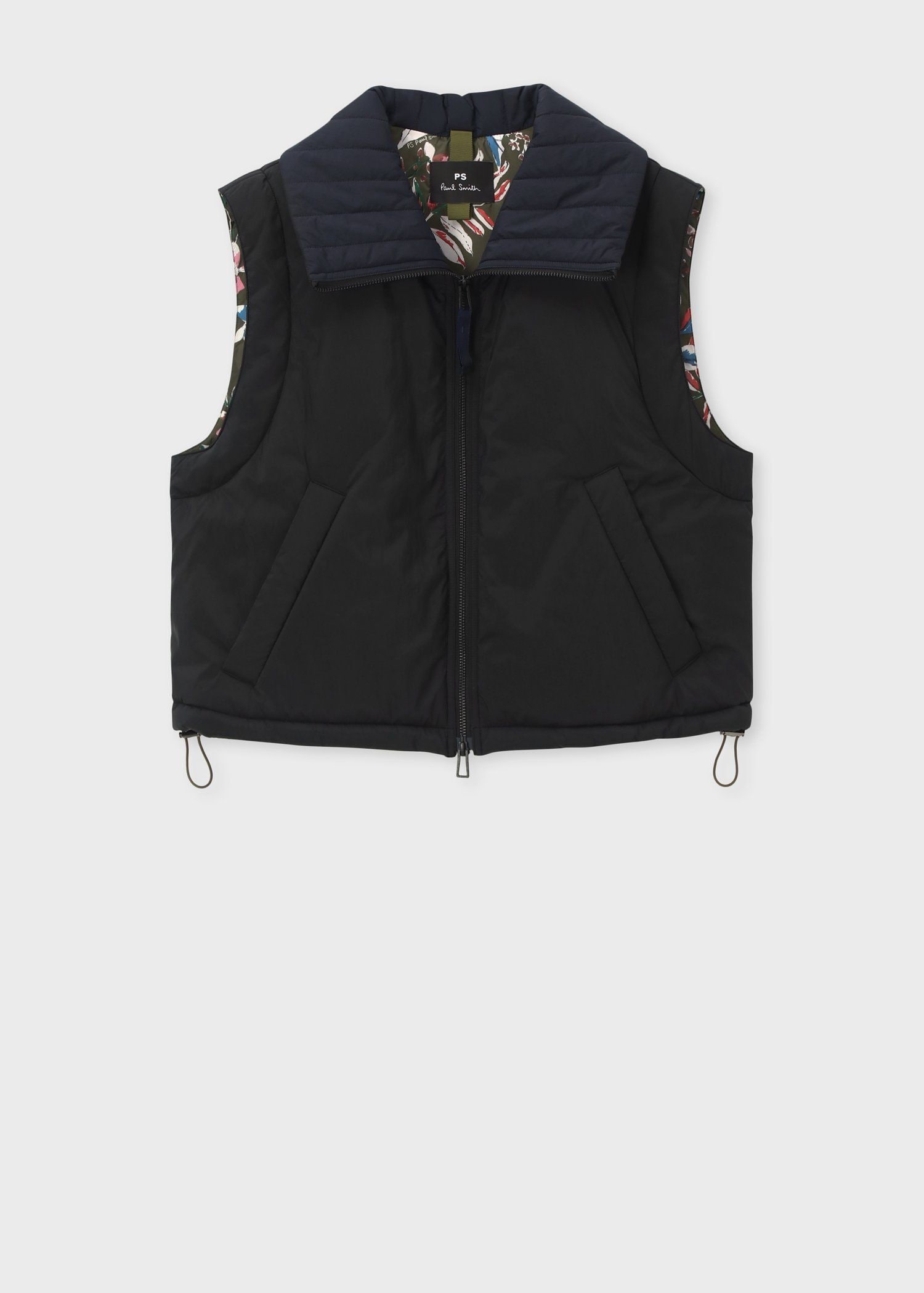 ウィメンズ タフタ スタンドカラー ベスト