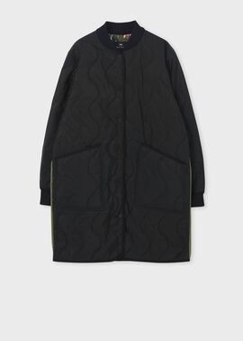 ウィメンズ キルティング ロングコート