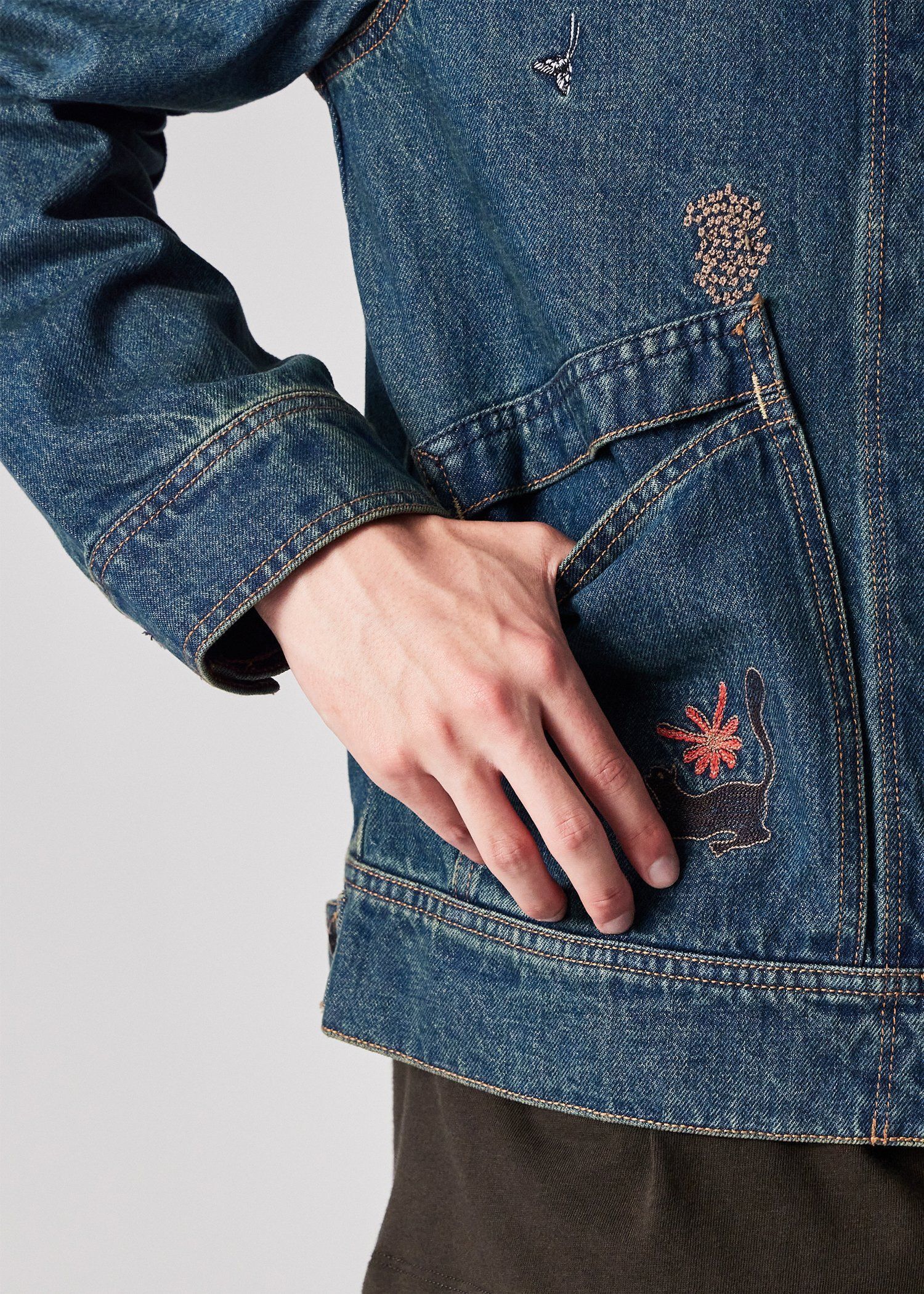 t*w様 A*r様 ポールスミス　デニムジャケット　ポケット Little Beasts