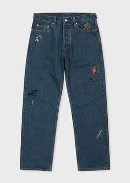 "Little Beasts" エンブロイダード ジーンズ