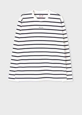 ロゴ&ボーダー ロングスリーブTシャツ