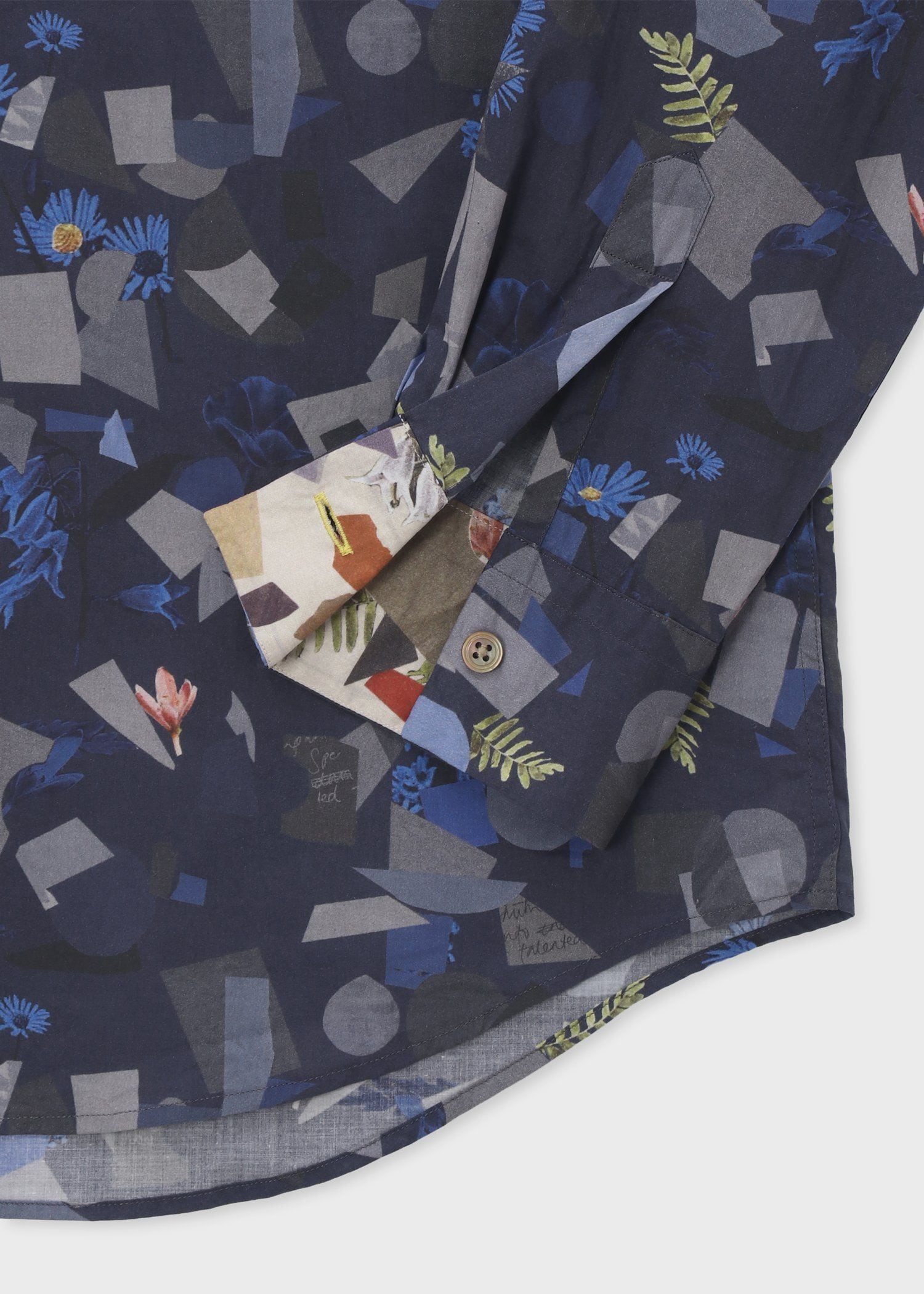 25年Paul Smith　ペイズリーボタニカルインディゴシャツ新品未使用 2025SS ペイズリーボタニカル インディゴシャツ