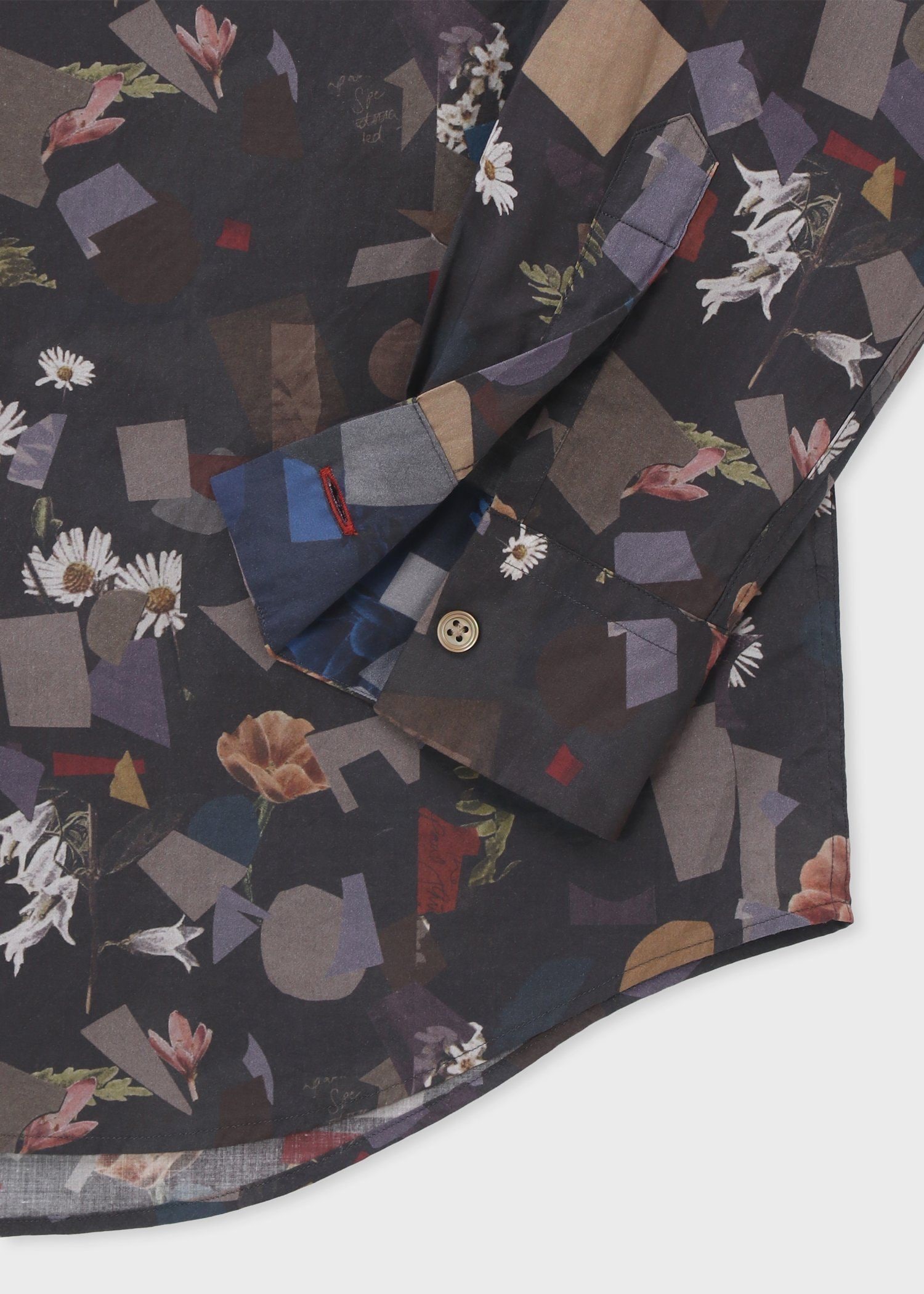 ジオメトリックボタニカル シャツ