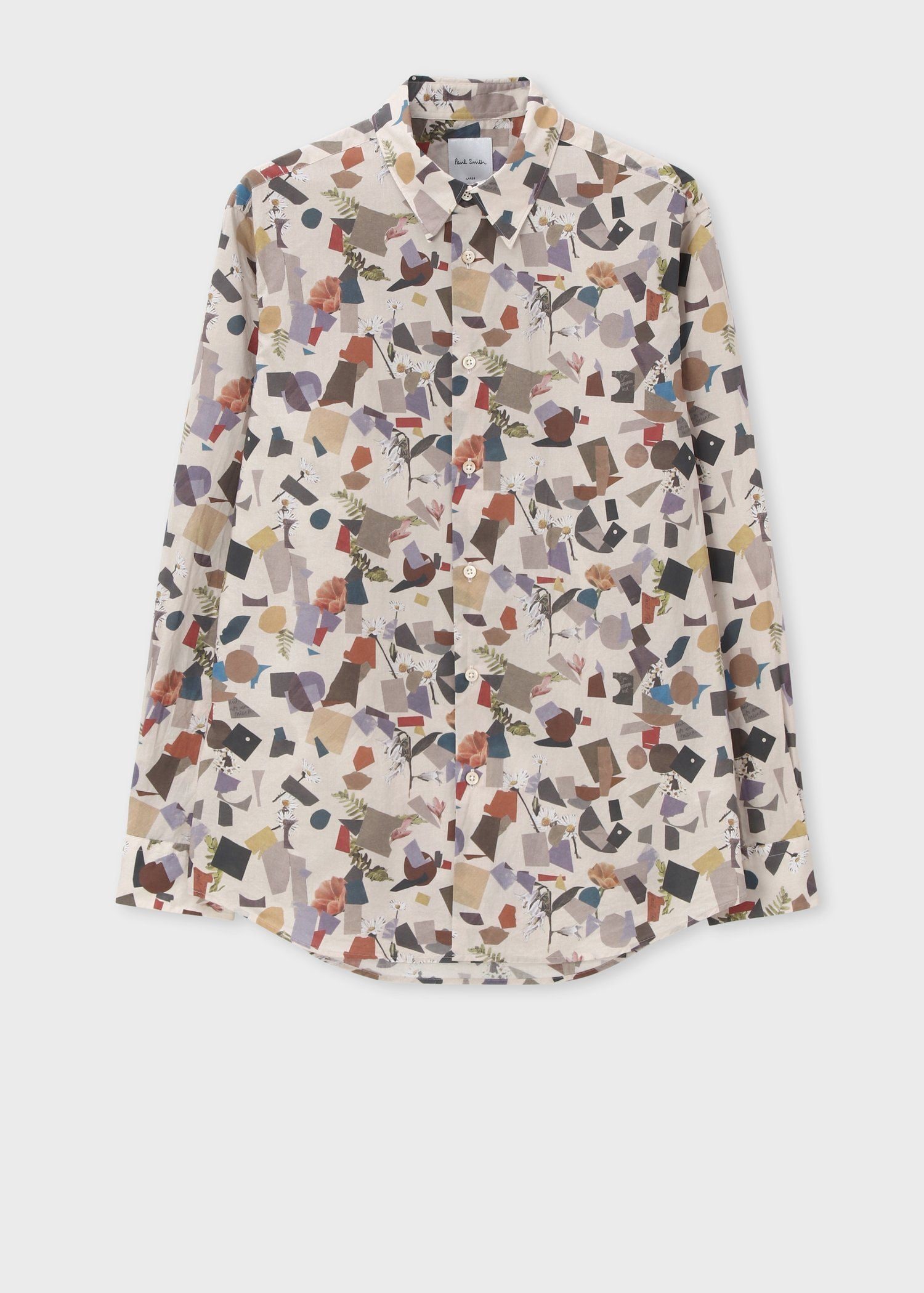 ジオメトリックボタニカル シャツ