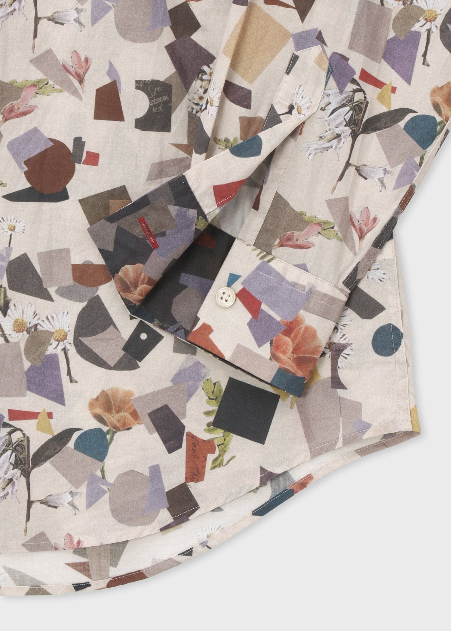 ジオメトリックボタニカル シャツ