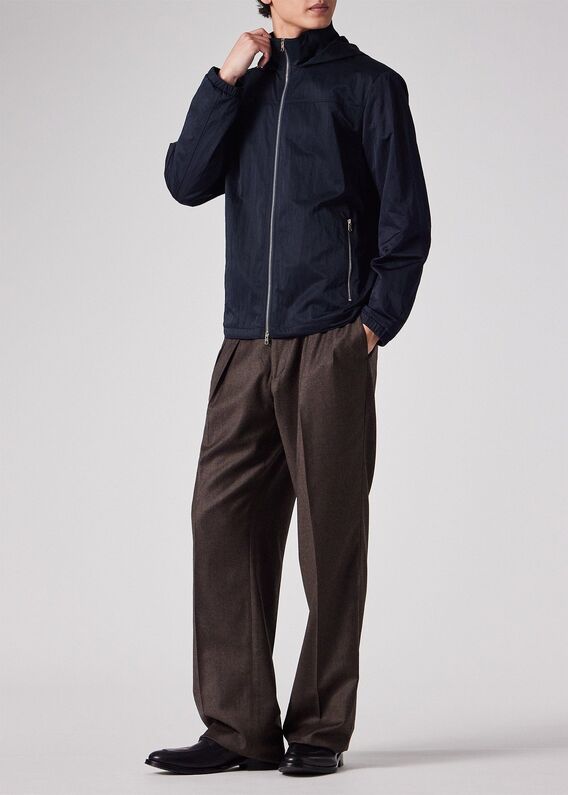Paul Smith ブルゾン ネイビー M カジュアル フード付き 中綿 Zebra