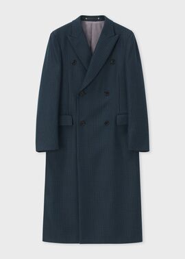 クラシックチェック ダブルチェスターコート