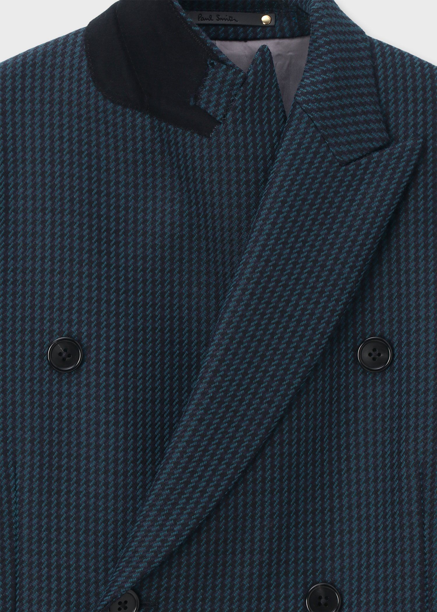 クラシックチェック ダブルチェスターコート