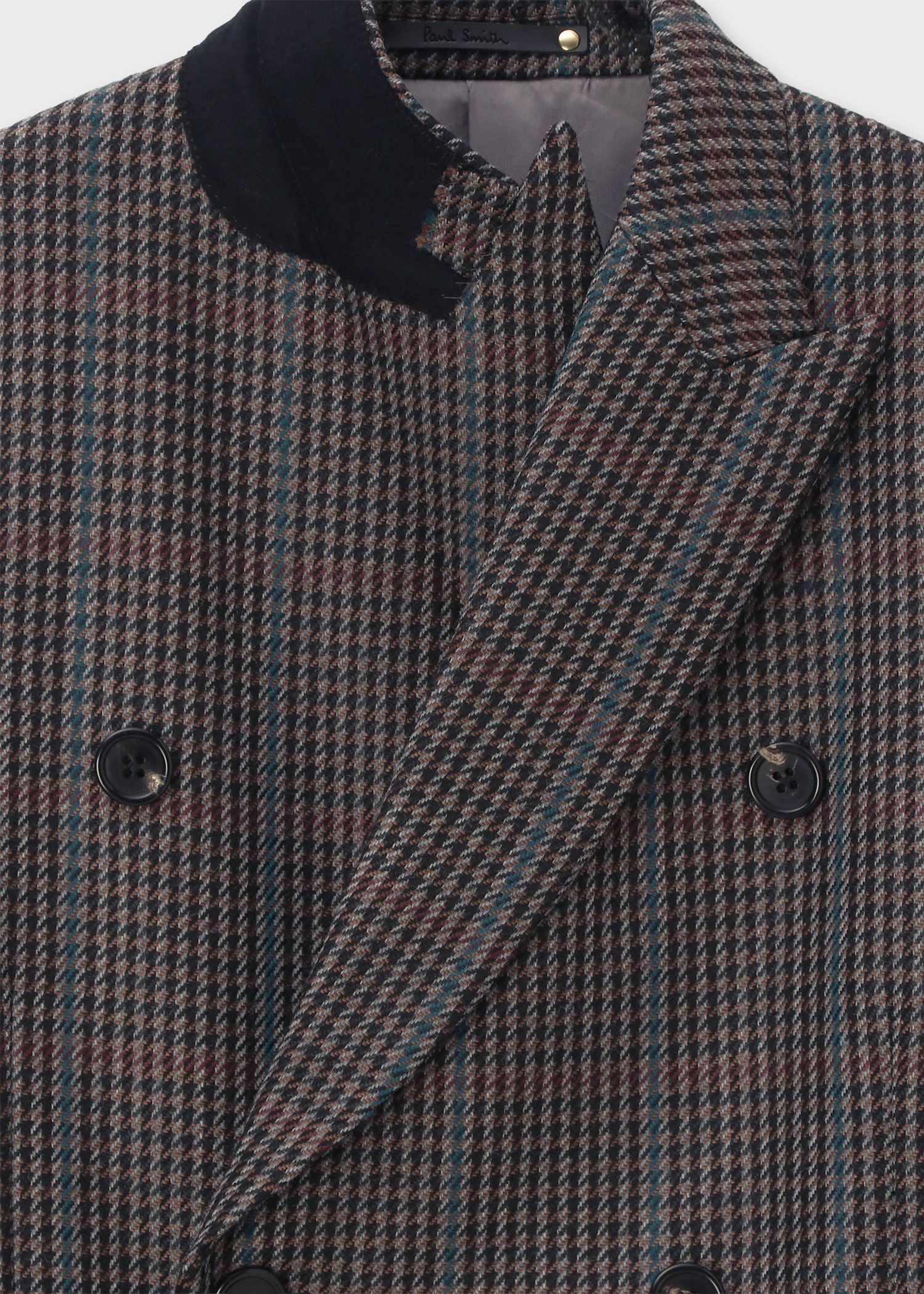 クラシックチェック ダブルチェスターコート