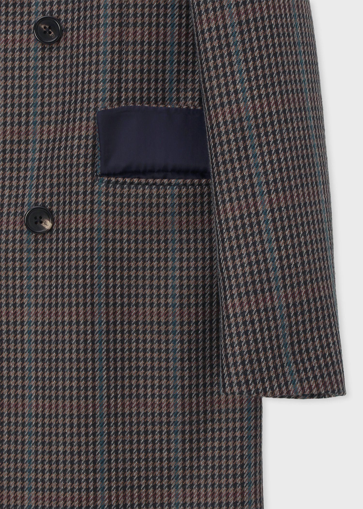 クラシックチェック ダブルチェスターコート