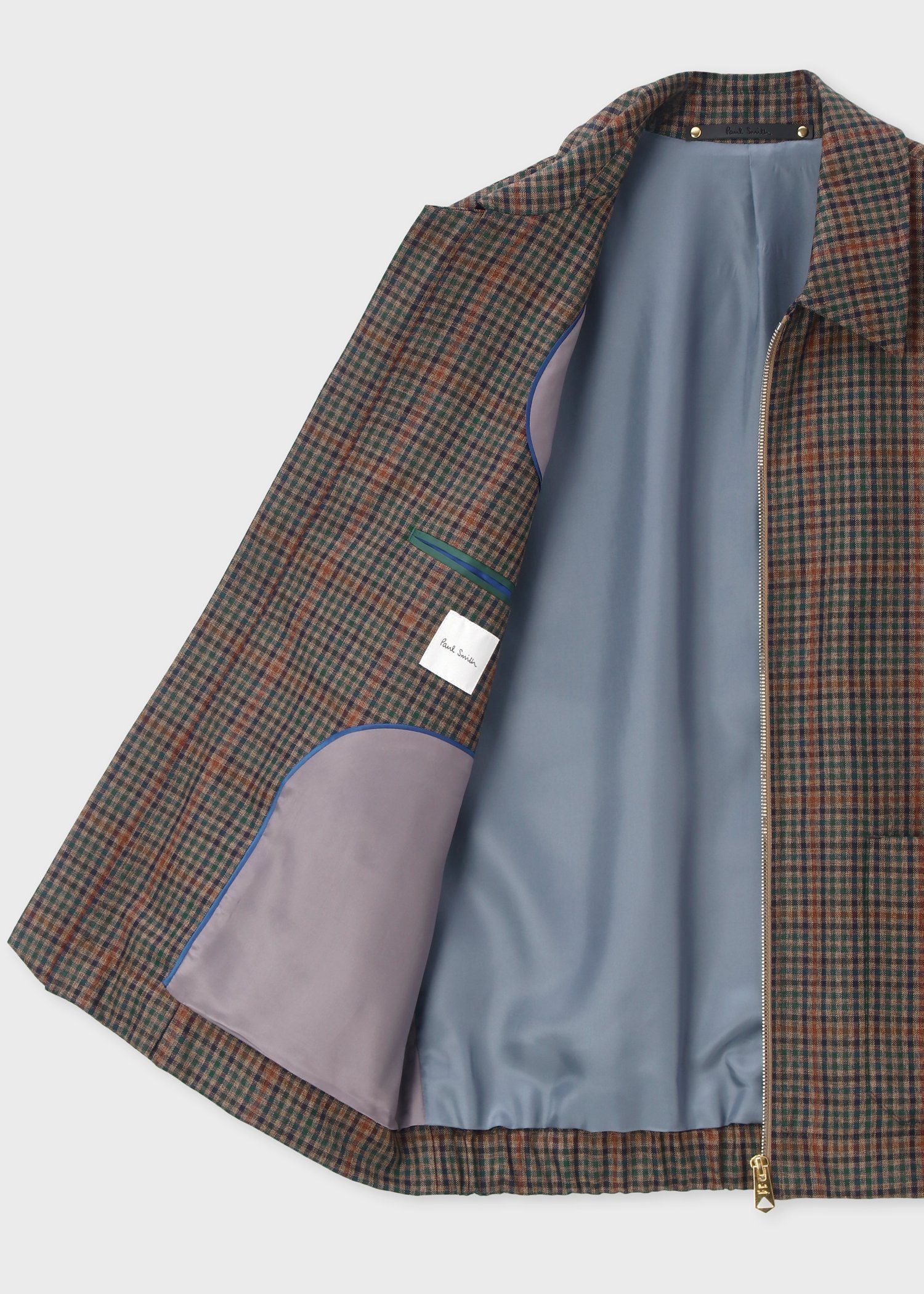 クラシックガンクラブチェック ショートブルゾン ｜ポール・スミス