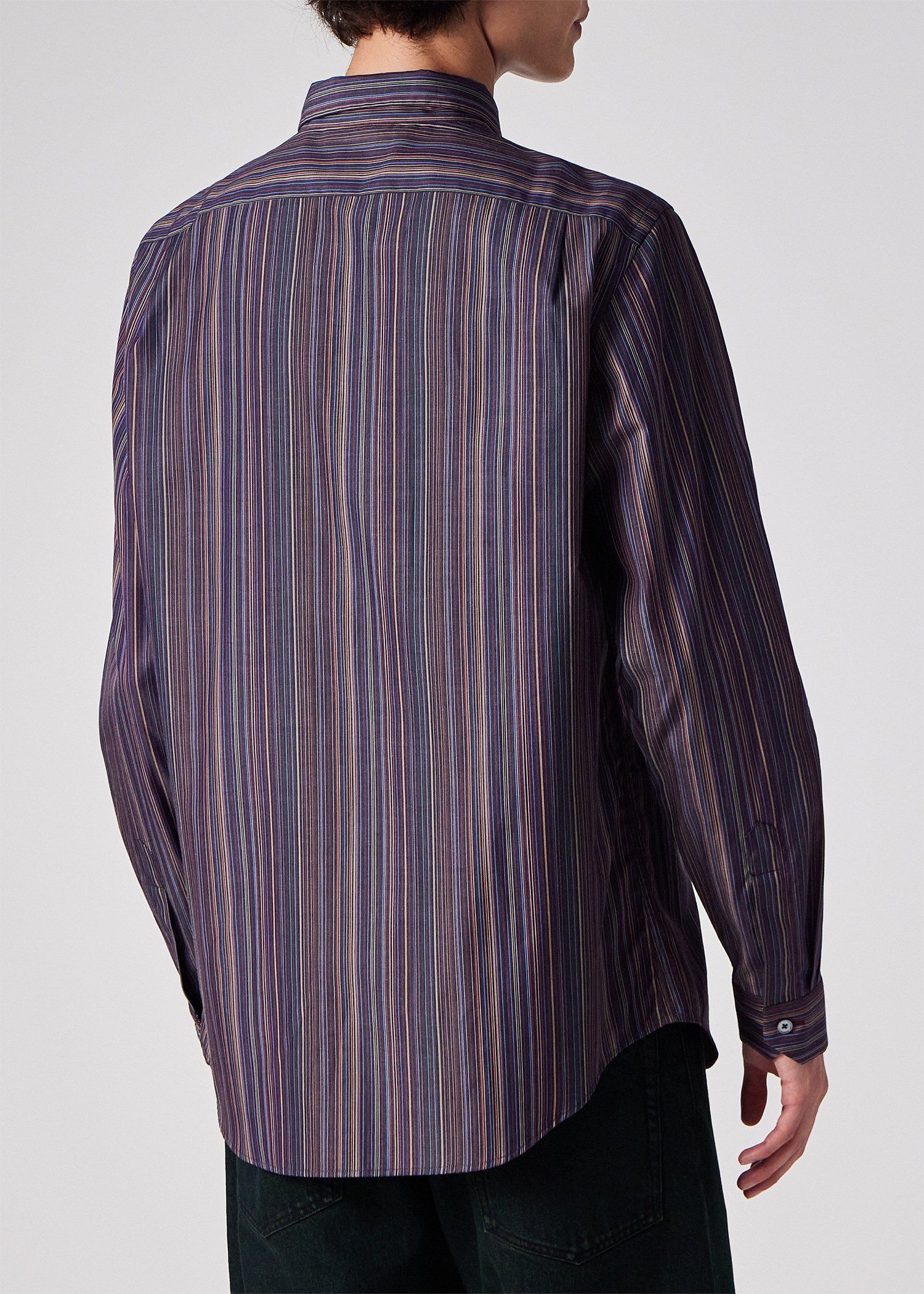 "Signature Stripe" カジュアルシャツ