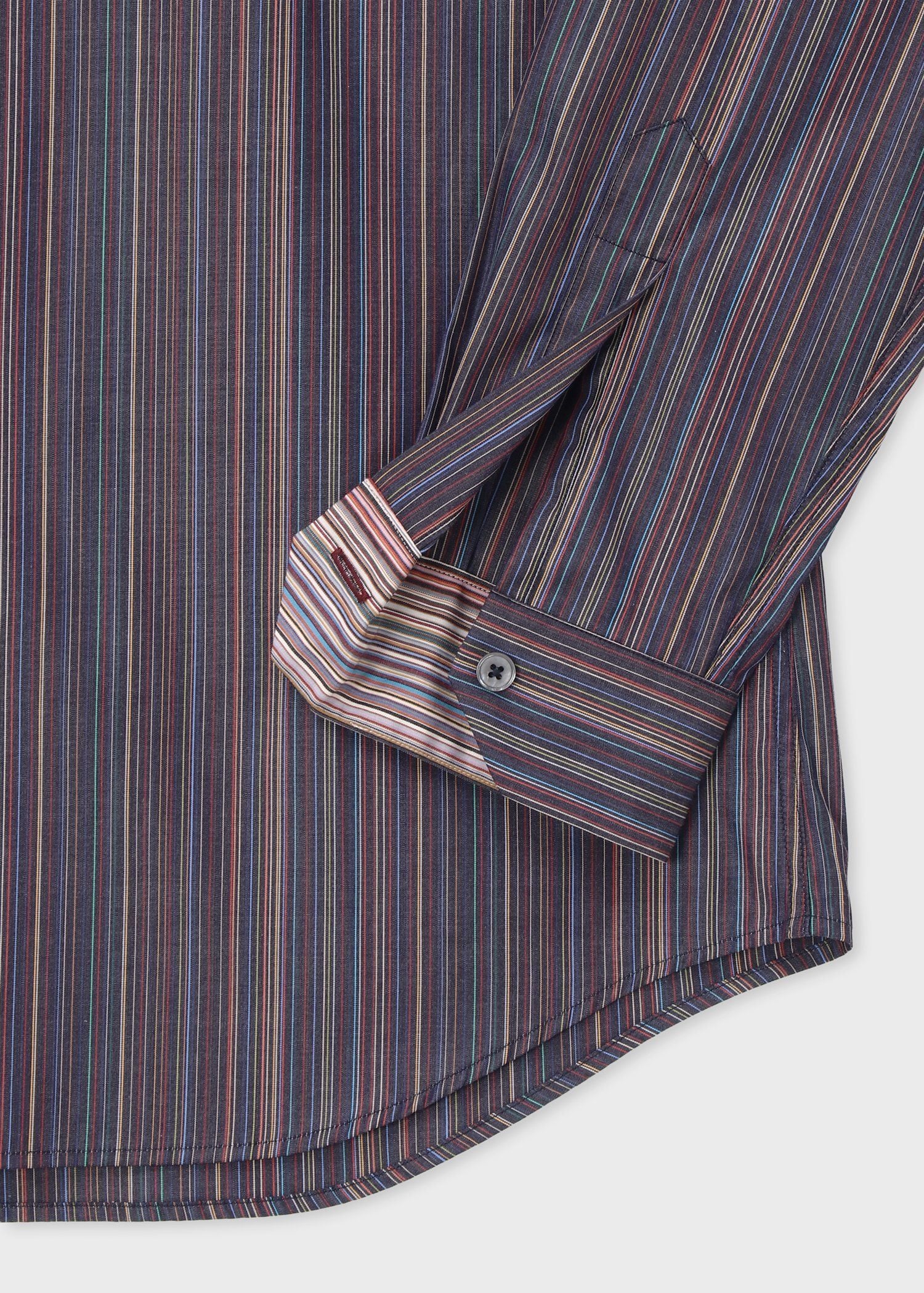 "Signature Stripe" カジュアルシャツ