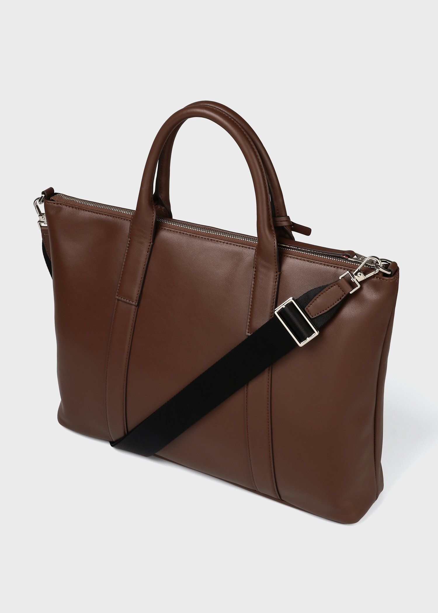 ポールスミス　ダークブラウン レザー ビジネスバッグ モダンビジネス 2WAYビジネスバッグ（ダークブラウン） ｜ポール・スミス