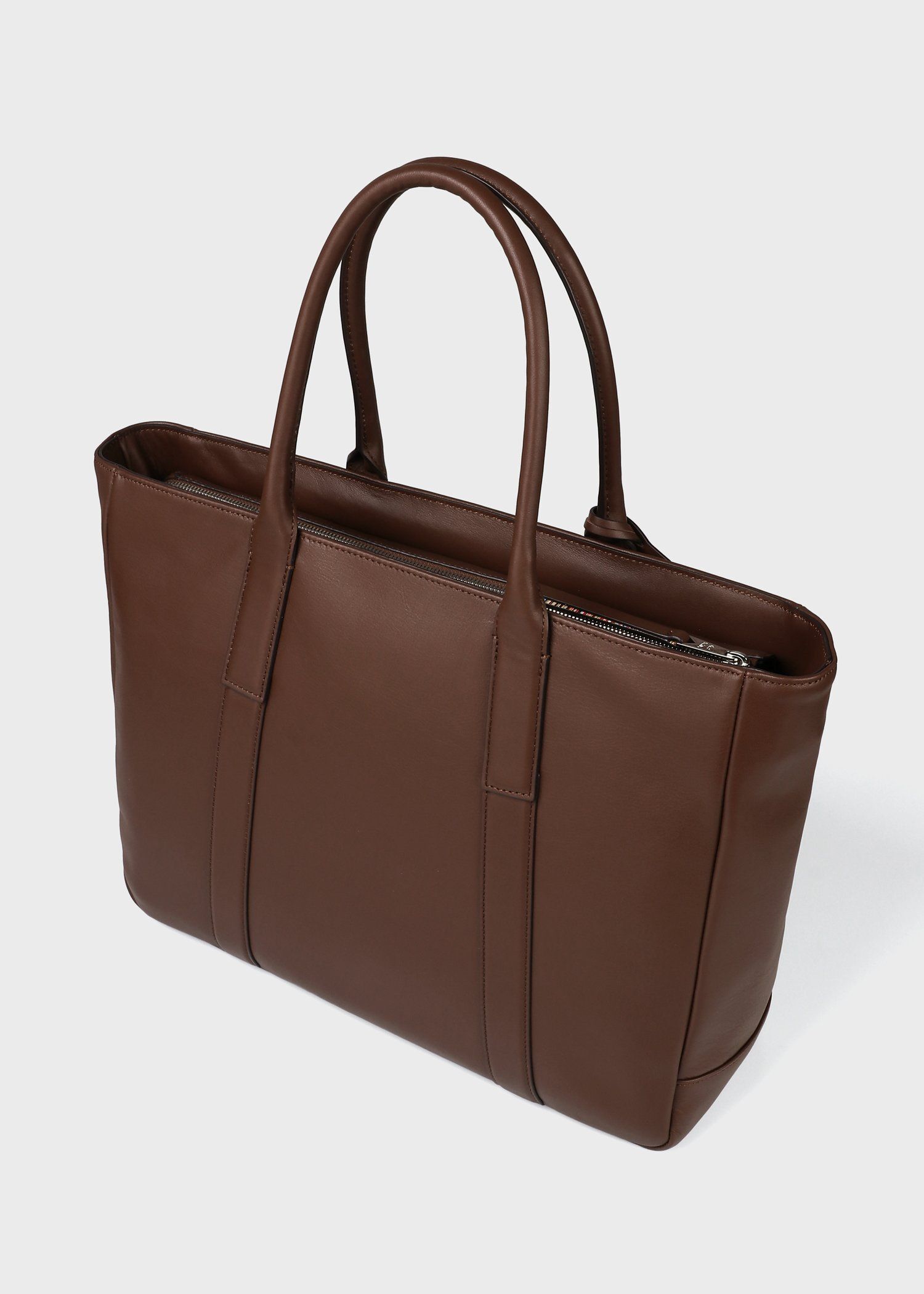 ★ ポールスミス ★ レザーバッグ　ビジネス　ブラウン　A4　トートバッグ　革 モダンビジネス トートバッグ（ダークブラウン） ｜ポール・スミス