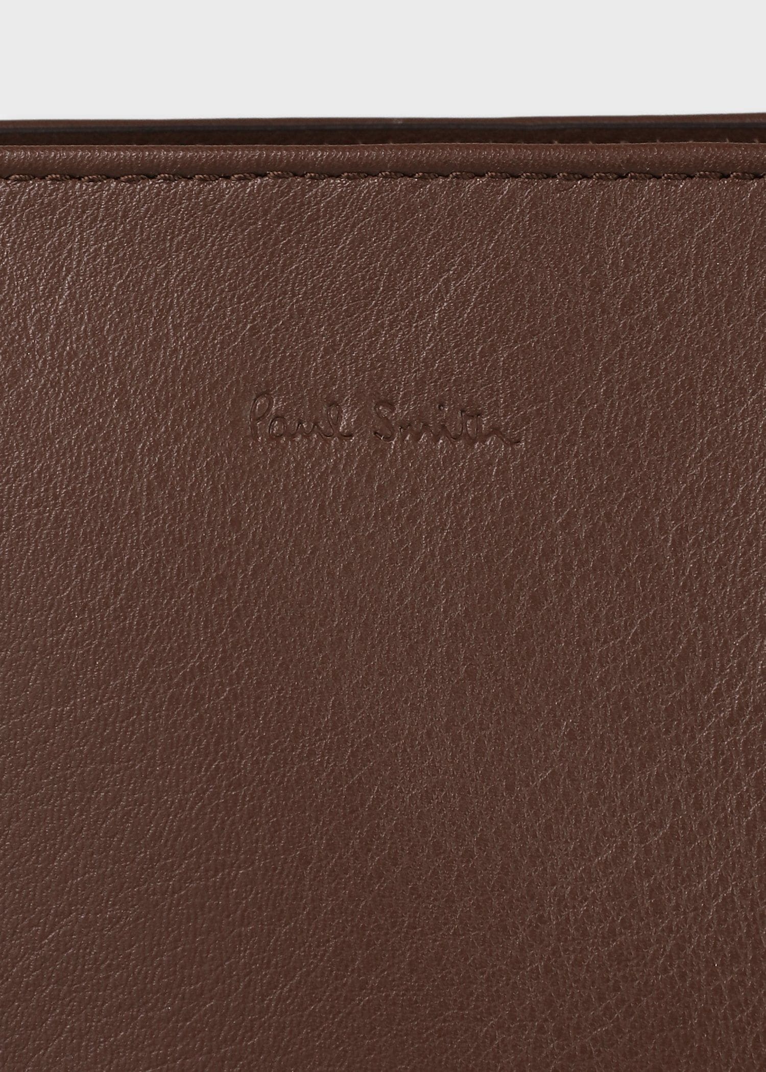 ★ ポールスミス ★ レザーバッグ　ビジネス　ブラウン　A4　トートバッグ　革 モダンビジネス トートバッグ（ダークブラウン） ｜ポール・スミス