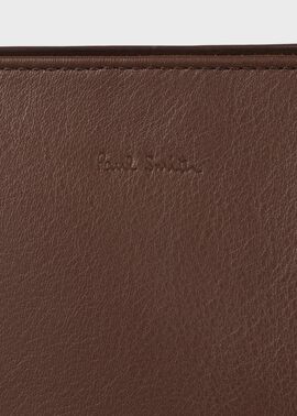 モダンビジネス トートバッグ（ダークブラウン） ｜ポール・スミス