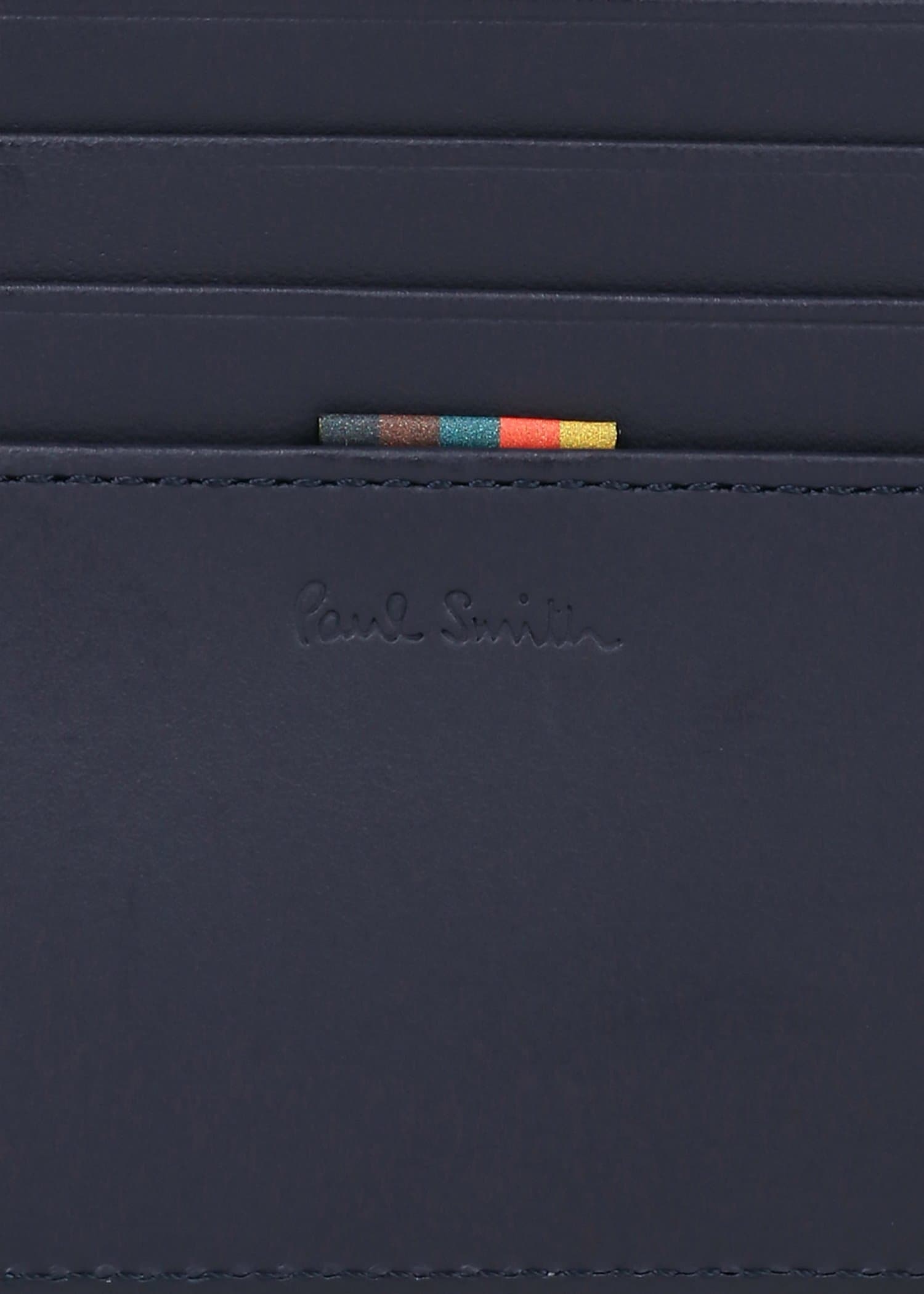 未使用 Paul Smith メンズ 二つ折り 長財布 ハイライトステッチ/本革 ポールスミス 財布 メンズ 長財布 小銭入れ PaulSmith 財布 長