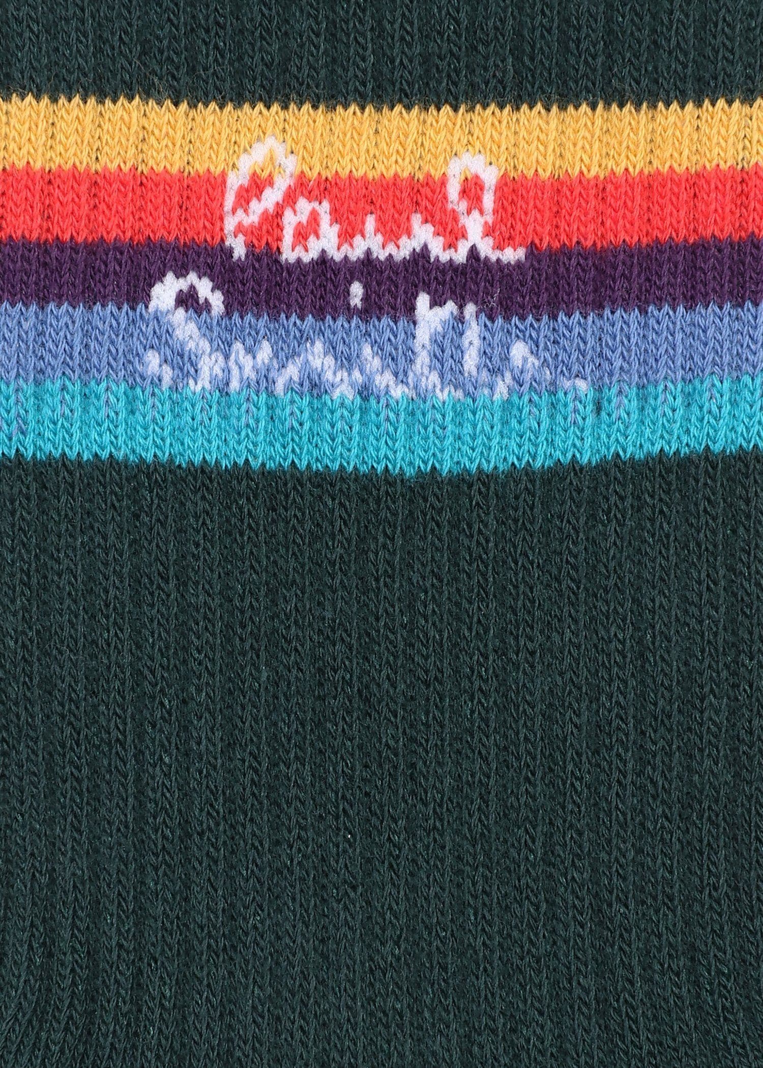 ジュニア アーティストストライプロゴ ソックス