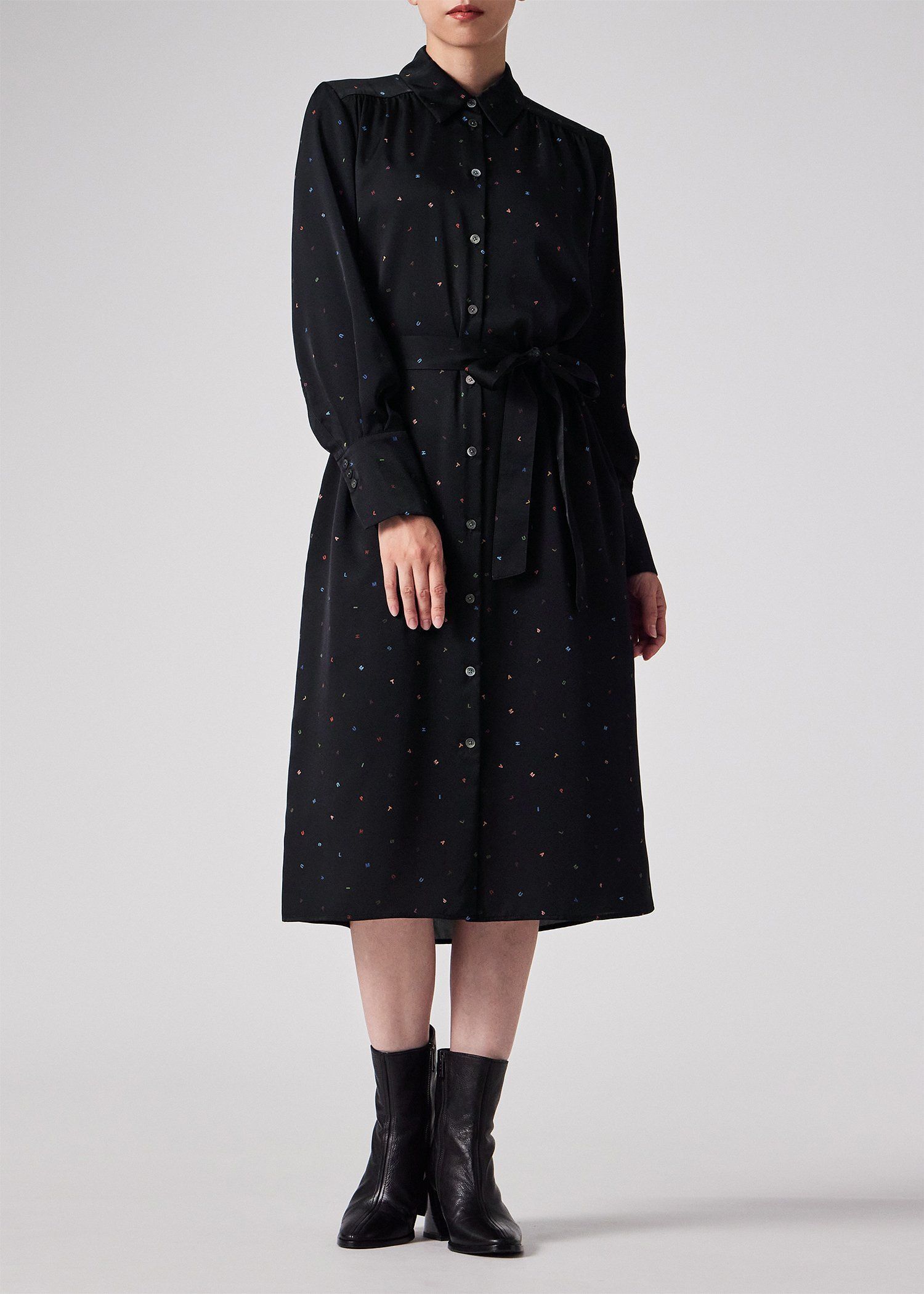 ウィメンズ "PS Stamp" シャツワンピース