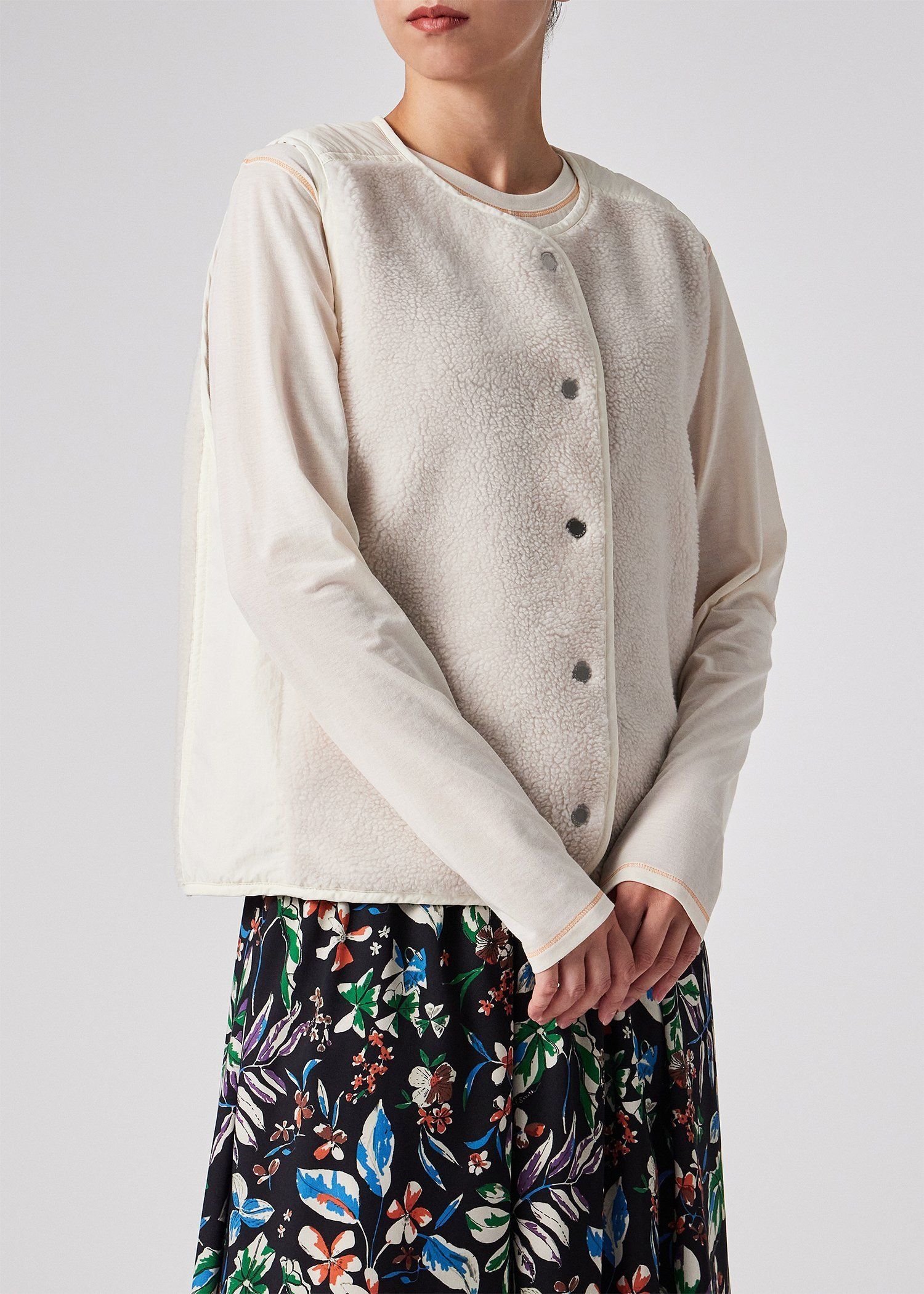 ウィメンズ ライトボア ショート ベスト