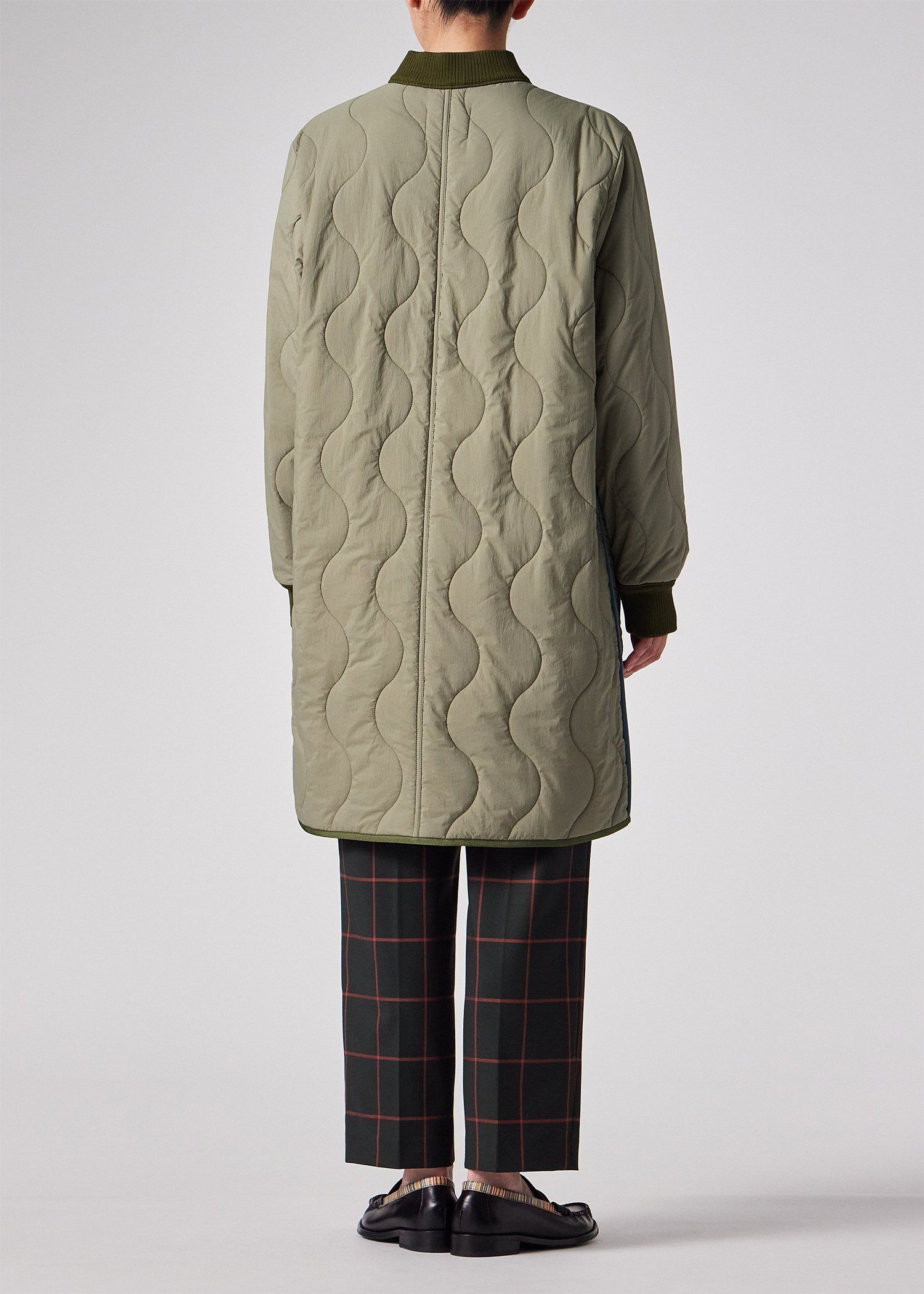 ウィメンズ キルティング ロングコート