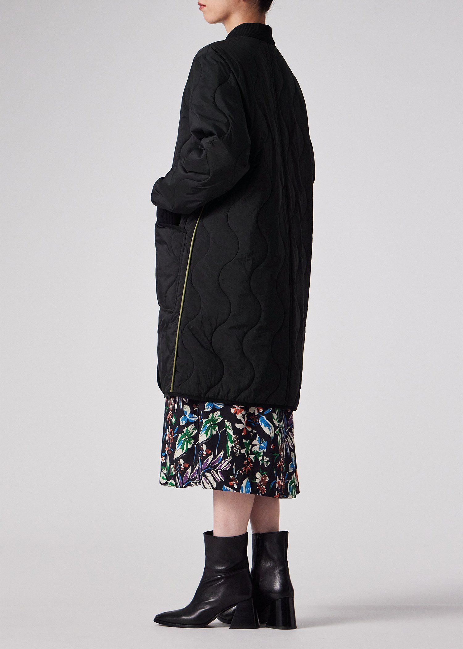 ウィメンズ キルティング ロングコート