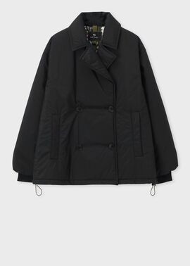 【美品】Paul Smith ショートコート　Mサイズ ウィメンズ タフタ ショートコート（ブラック） ｜ポール・スミス