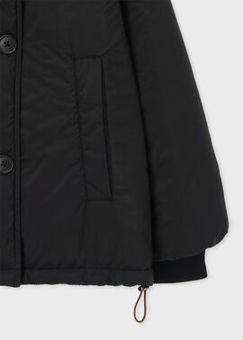 ウィメンズ タフタ ショートコート（ブラック） ｜ポール・スミス