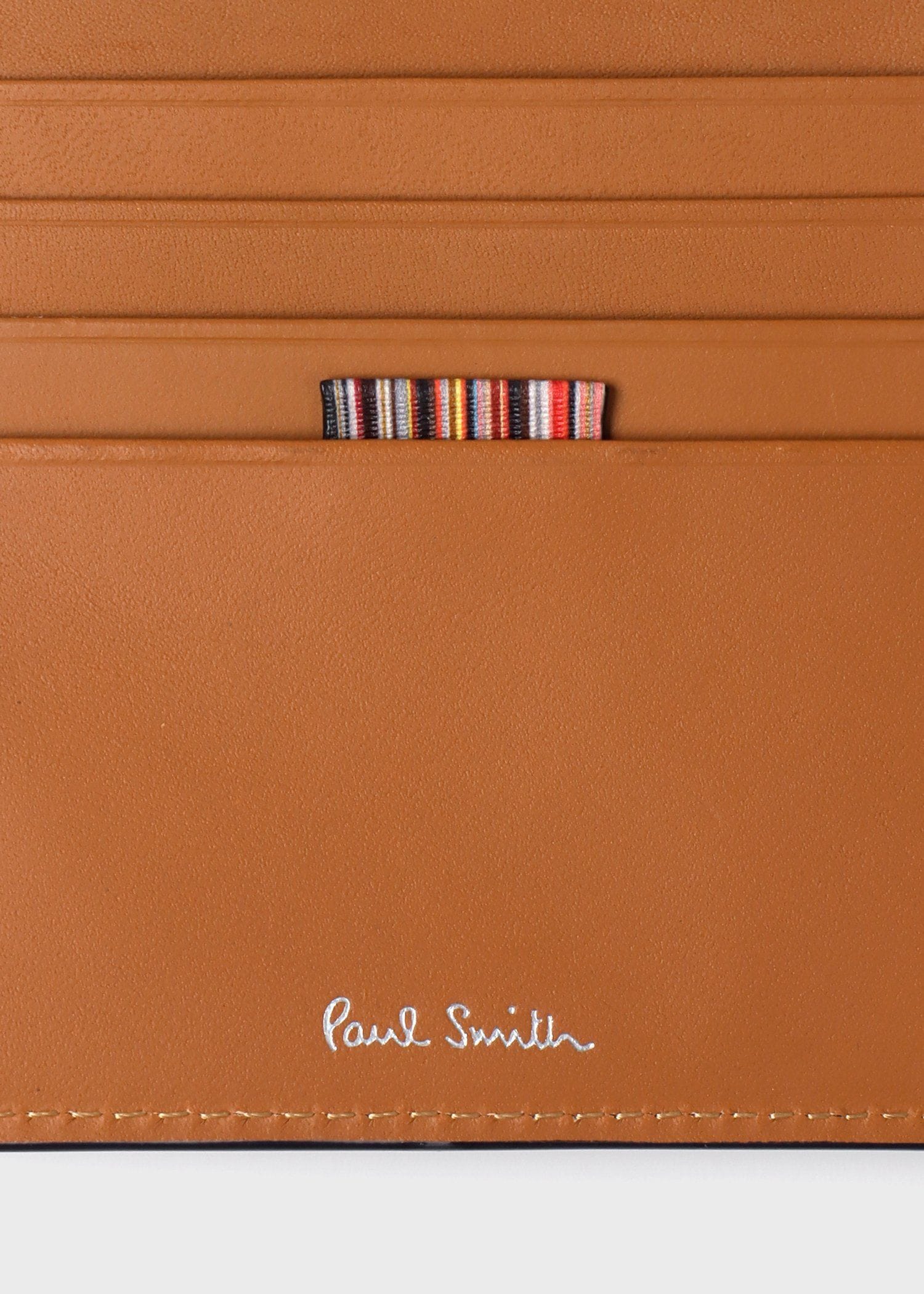 ブラシペインテッド 2つ折り財布