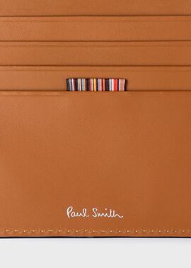 ブラシペインテッド 2つ折り財布（ネイビー） ｜ポール・スミス