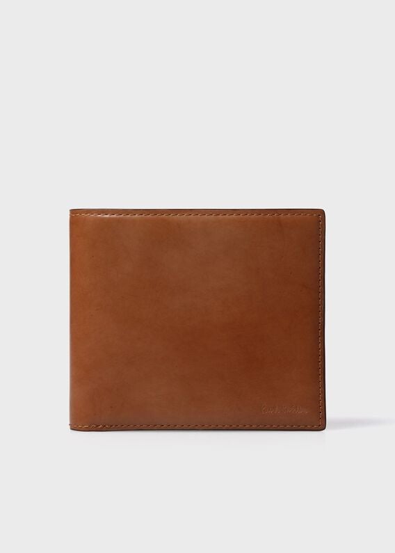 新品 ポールスミス 二つ折り財布 コンパクト レザー 茶色　75B094 Paul Smith ONLINE SHOP｜ポール・スミス