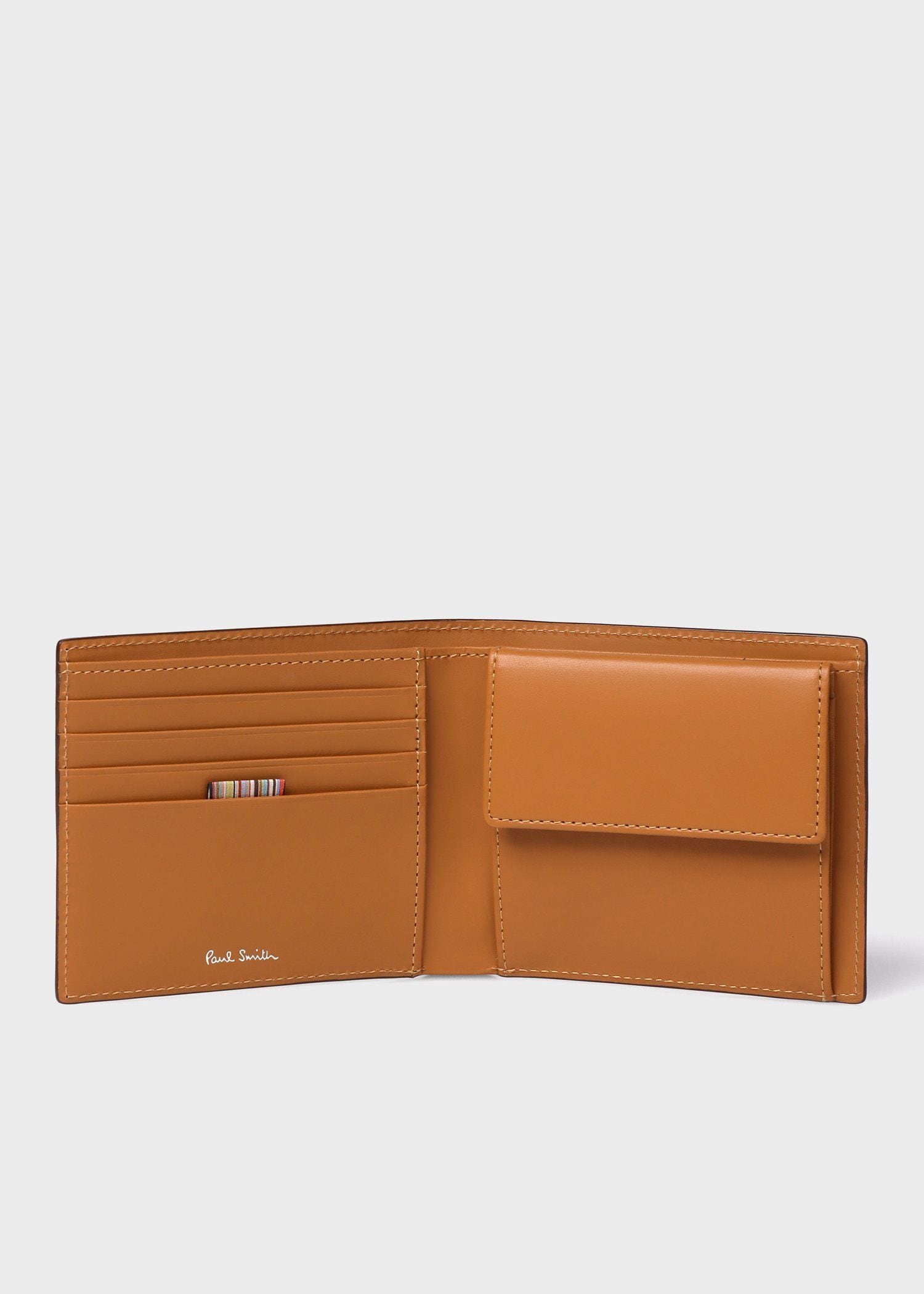 ブラシペインテッド 2つ折り財布