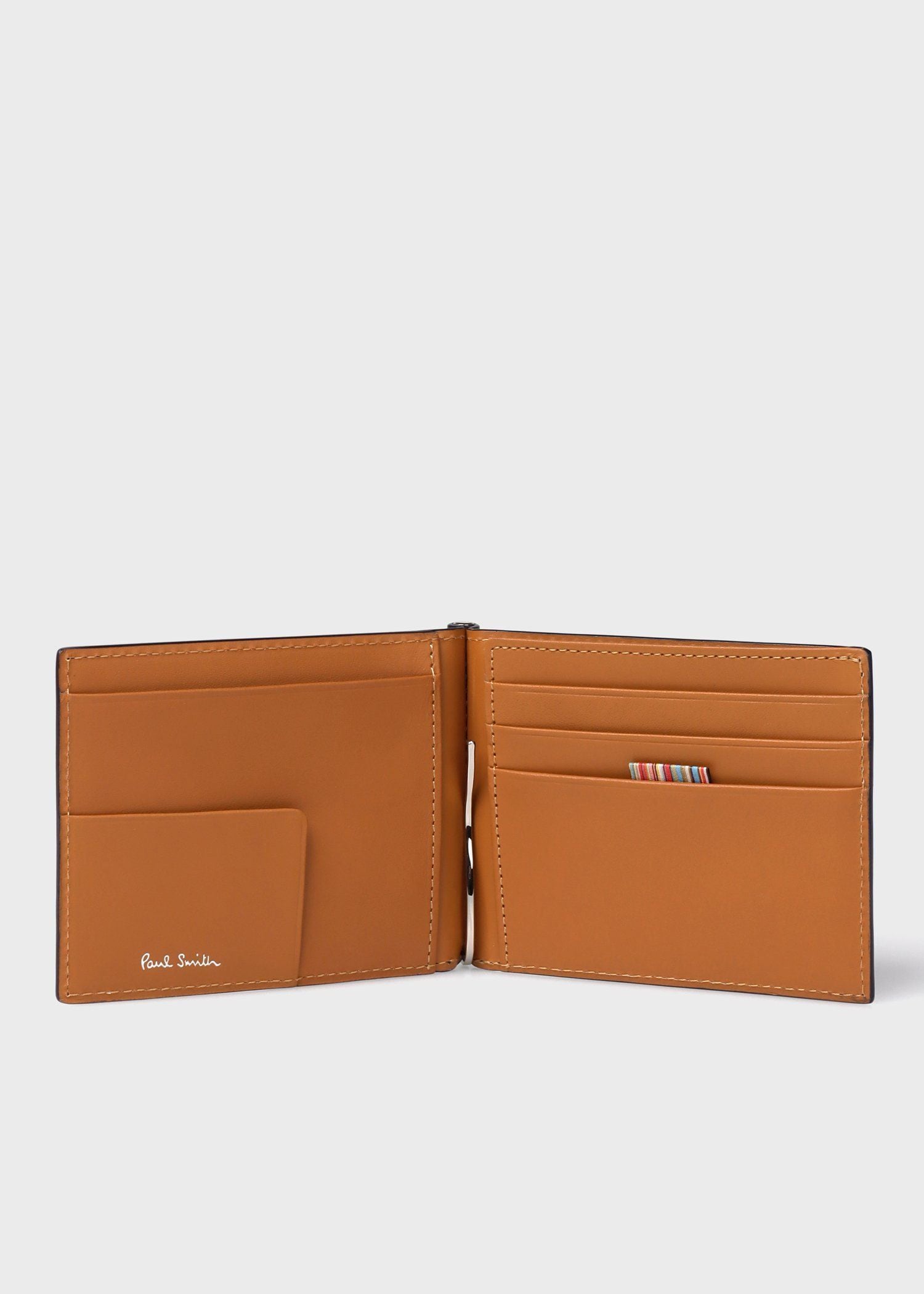 ブラシペインテッド 札入れ（ネイビー） ｜ポール・スミス