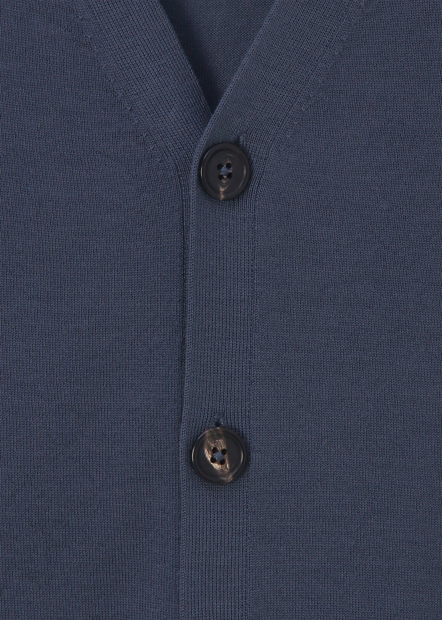 ハイゲージ ニット カーディガン（ダークインディゴ） ｜ポール・スミス