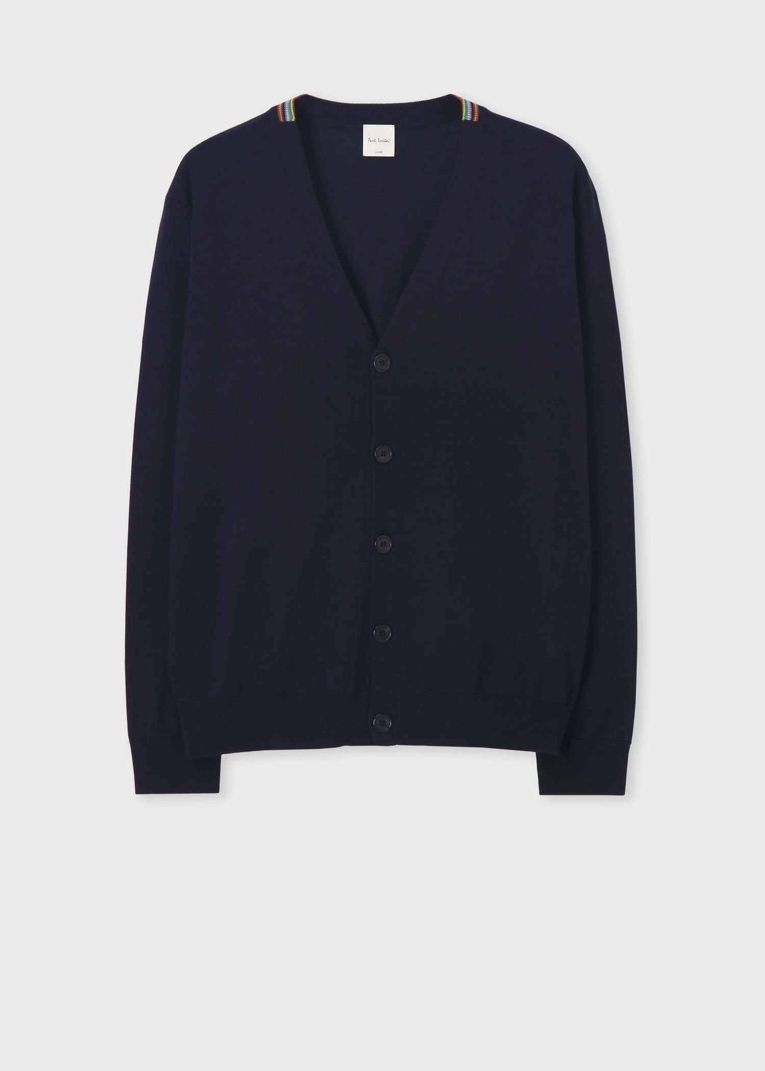 ポールスミス　ニット　カーディガン ハイゲージ ニット カーディガン（ネイビー） ｜ポール・スミス