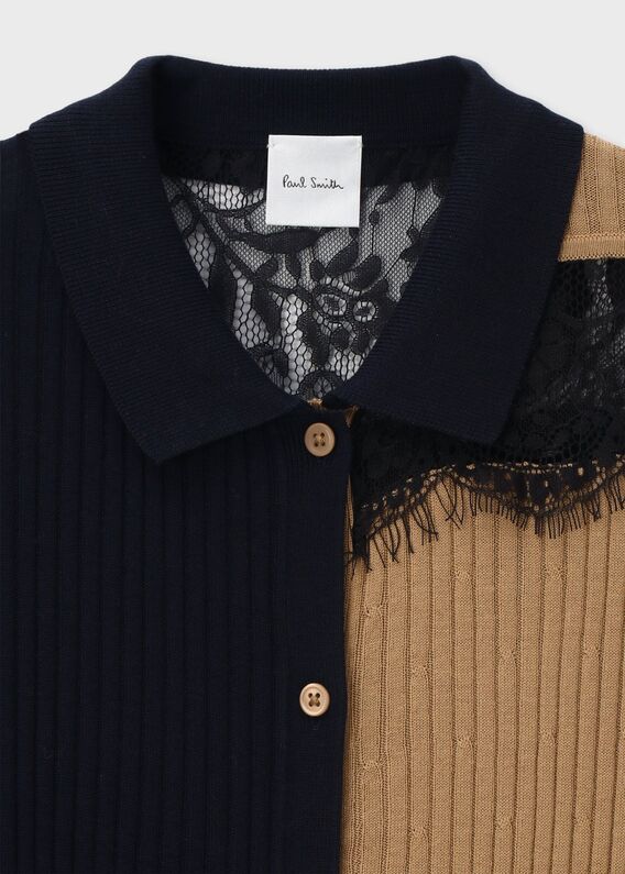 新品✨ポールスミス 大きいサイズ 46 クレープデジン ワンピース ブラック Paul Smith（ポールスミス）の「ウィメンズ クレープデジン