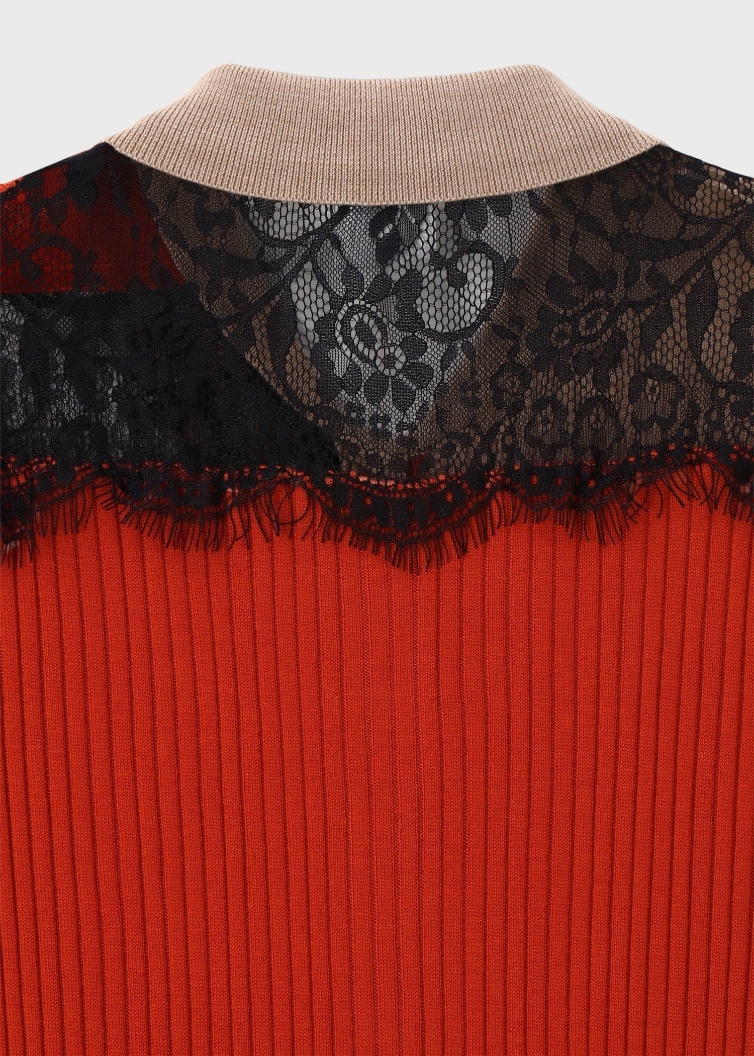 ウィメンズ レース カラーブロック ワンピース