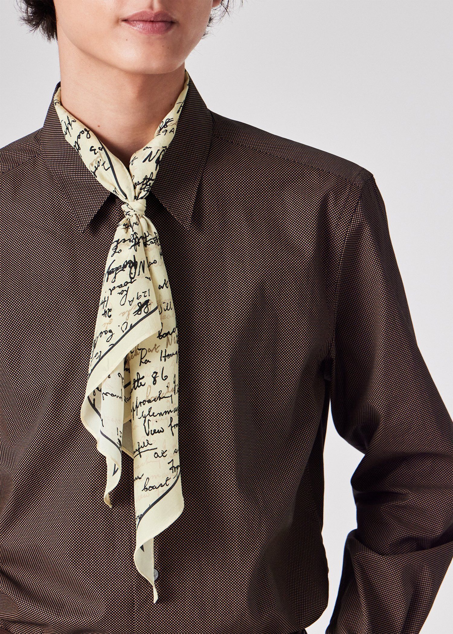 "Slide Notes" スカーフ