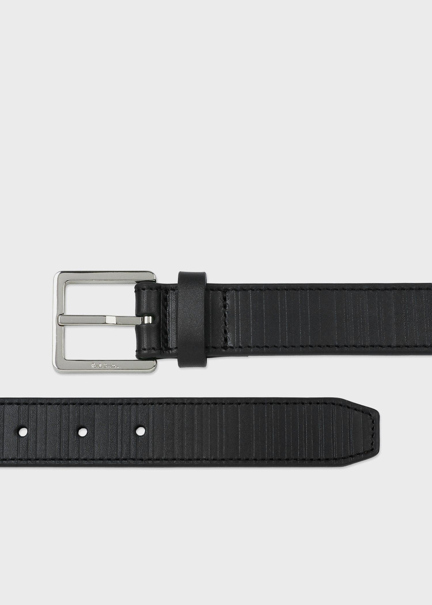 シャドーストライプ レザーベルト