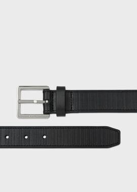 シャドーストライプ レザーベルト