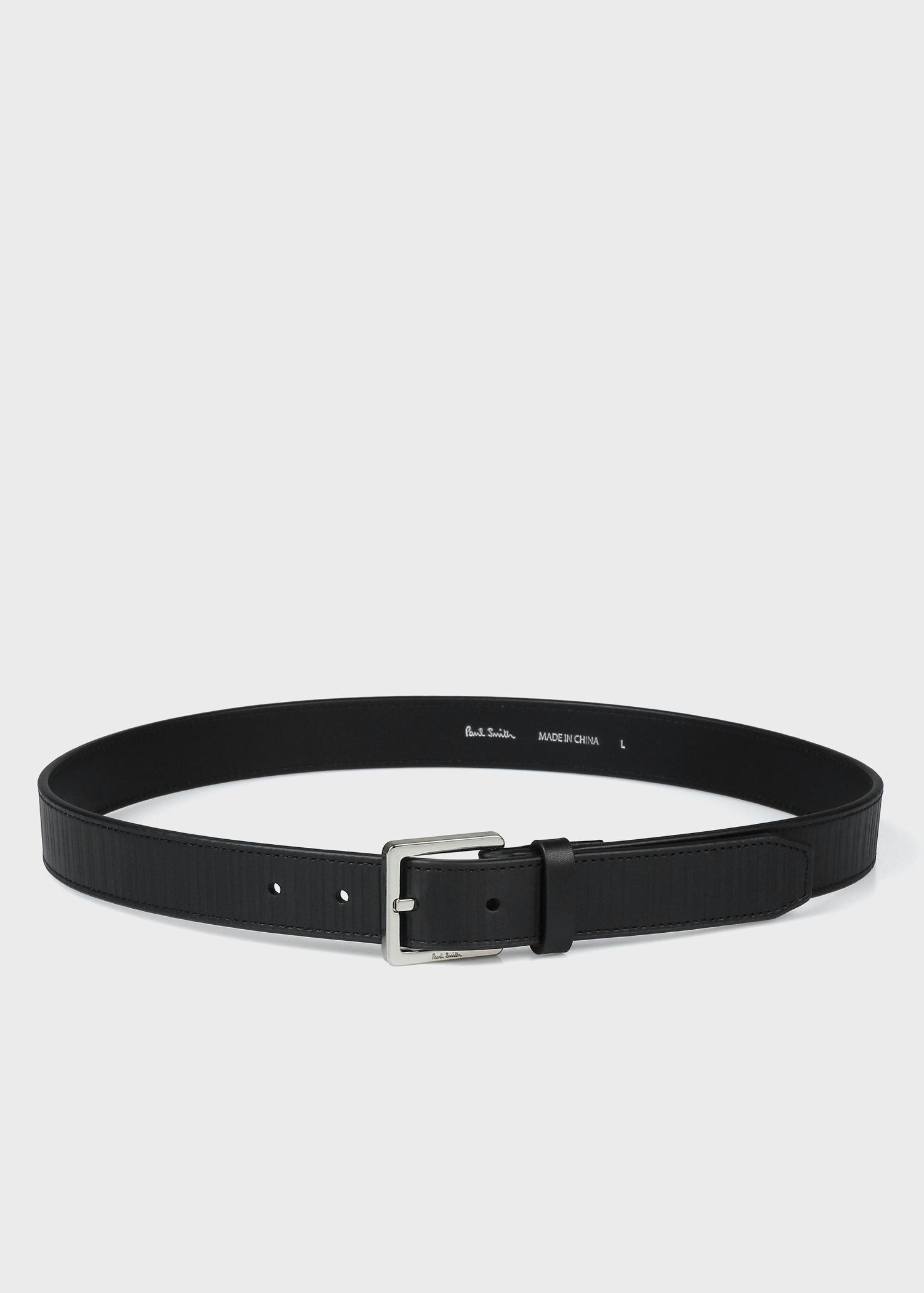 シャドーストライプ レザーベルト