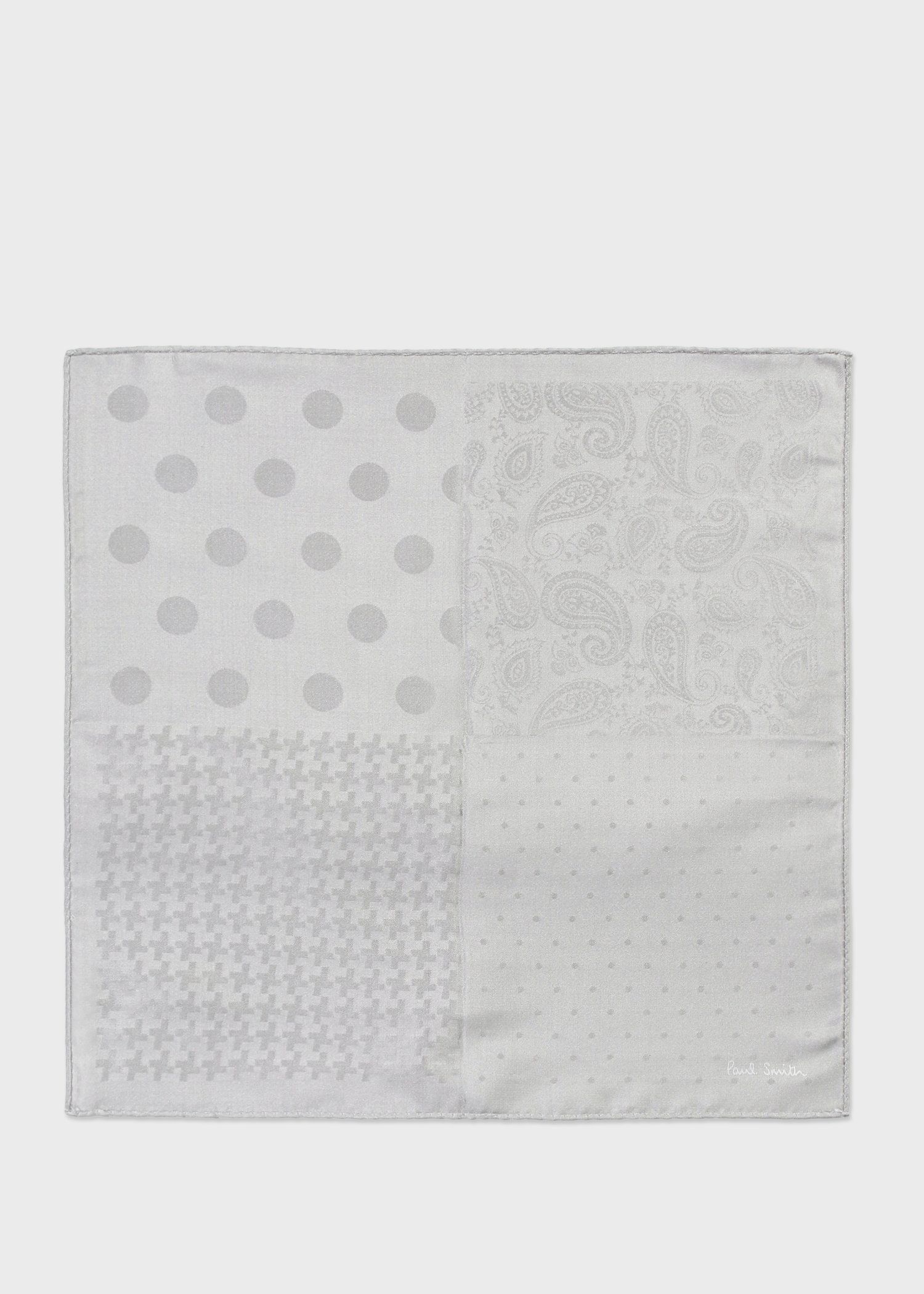 "Four Blocking" ポケットチーフ