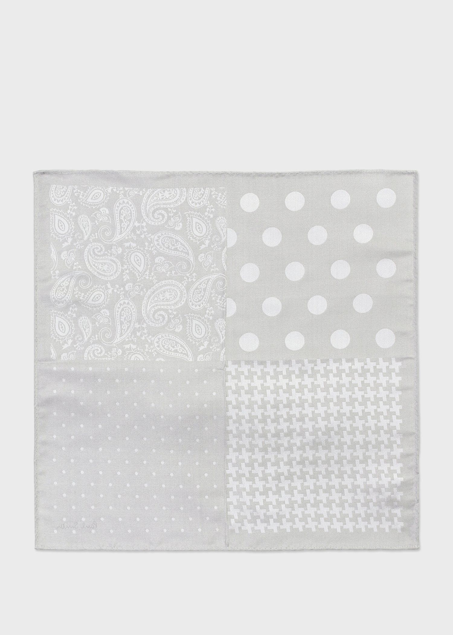 "Four Blocking" ポケットチーフ