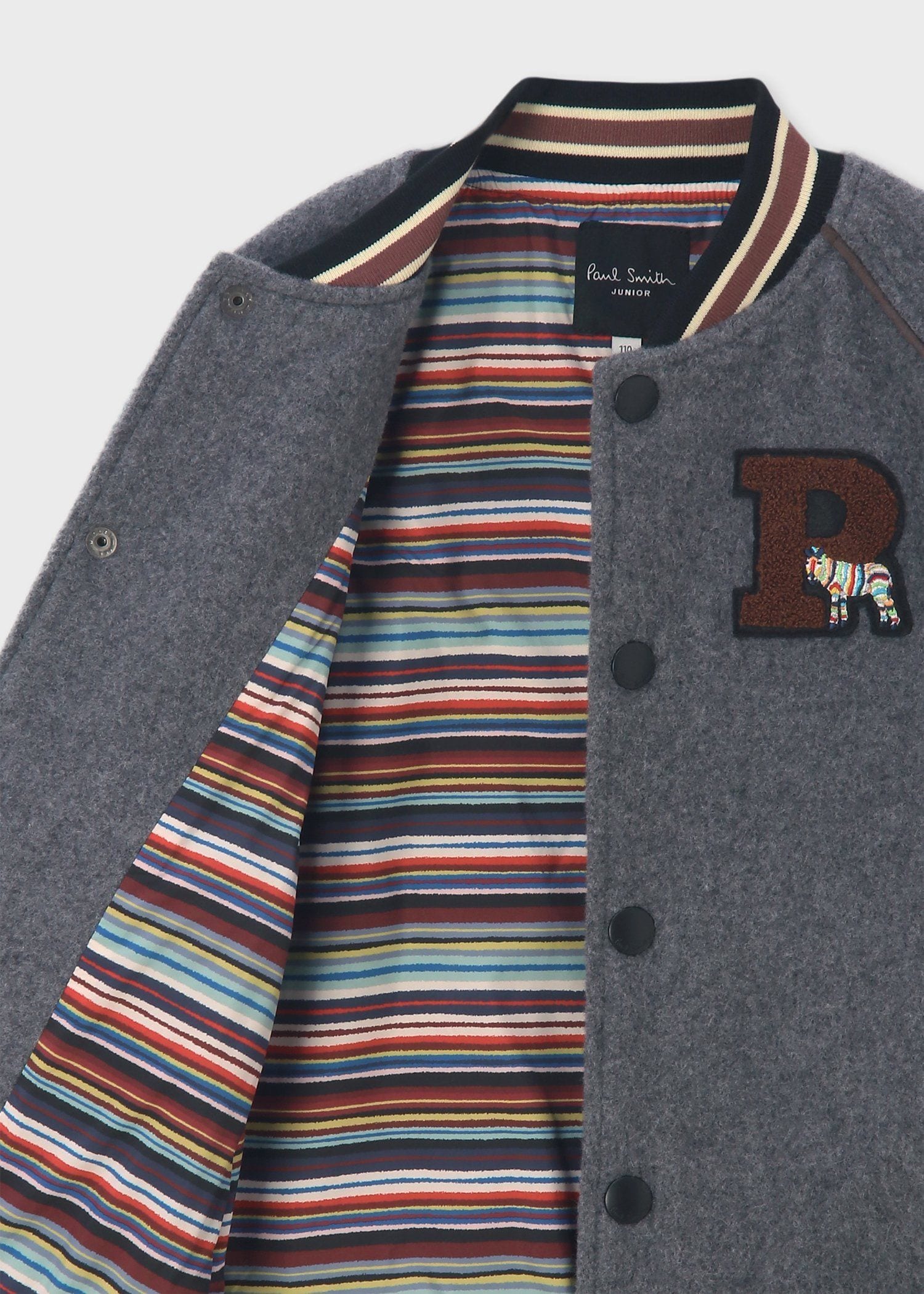 ジュニア Pロゴパッチ スタジアムブルゾン