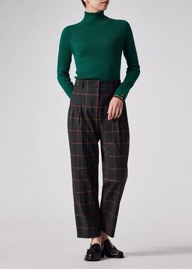 【新品未使用】ポールスミス モックネックケーブルニット ローゲージ L 日本製 Gran Sasso（グランサッソ） モックネック ニット 55155 14290 メンズ