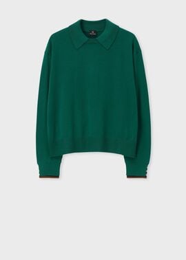 ウィメンズ ハイゲージ カラー ニット