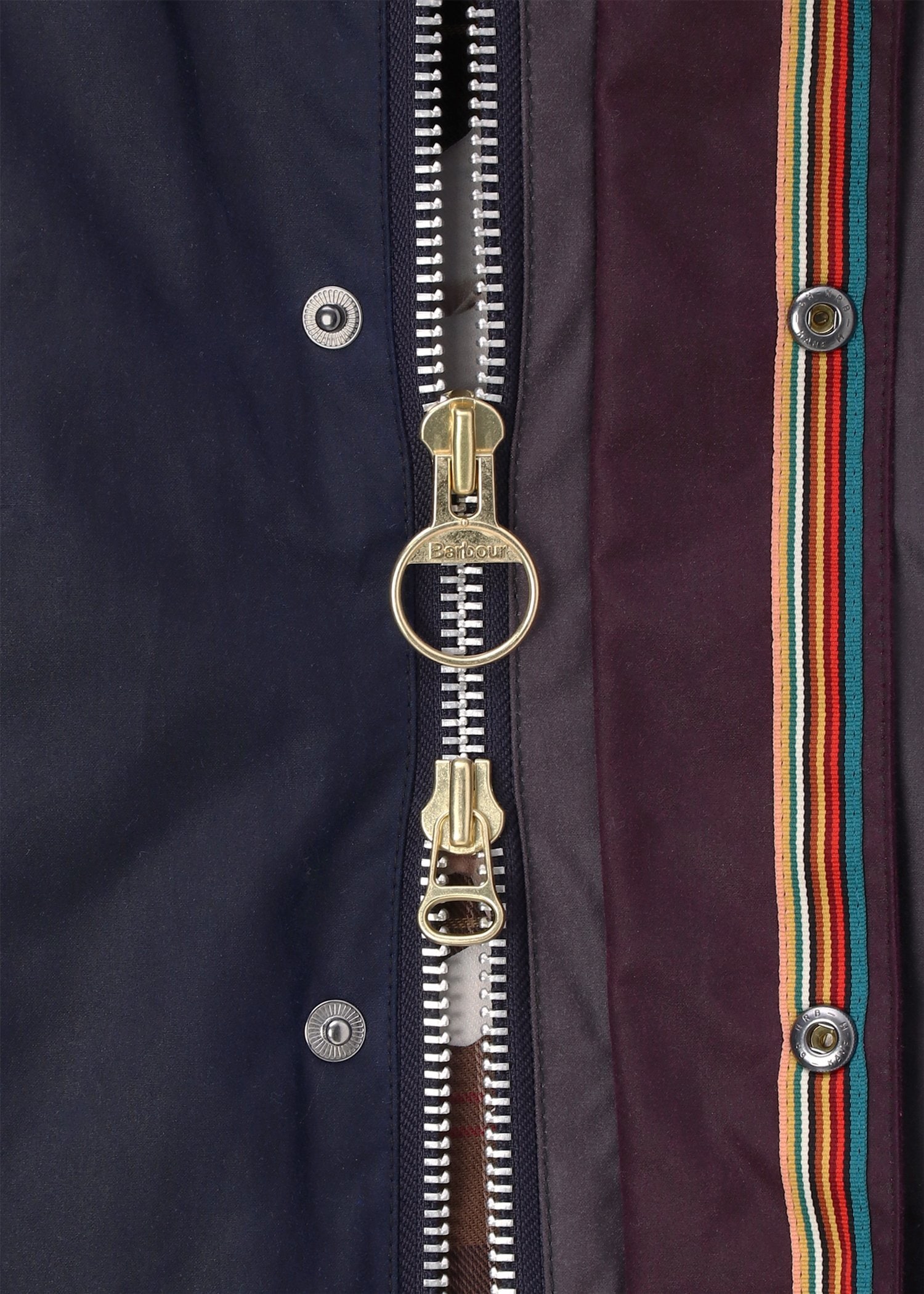 ウィメンズ "Paul Smith Loves Barbour" Bedale ミックスアップ ジャケット
