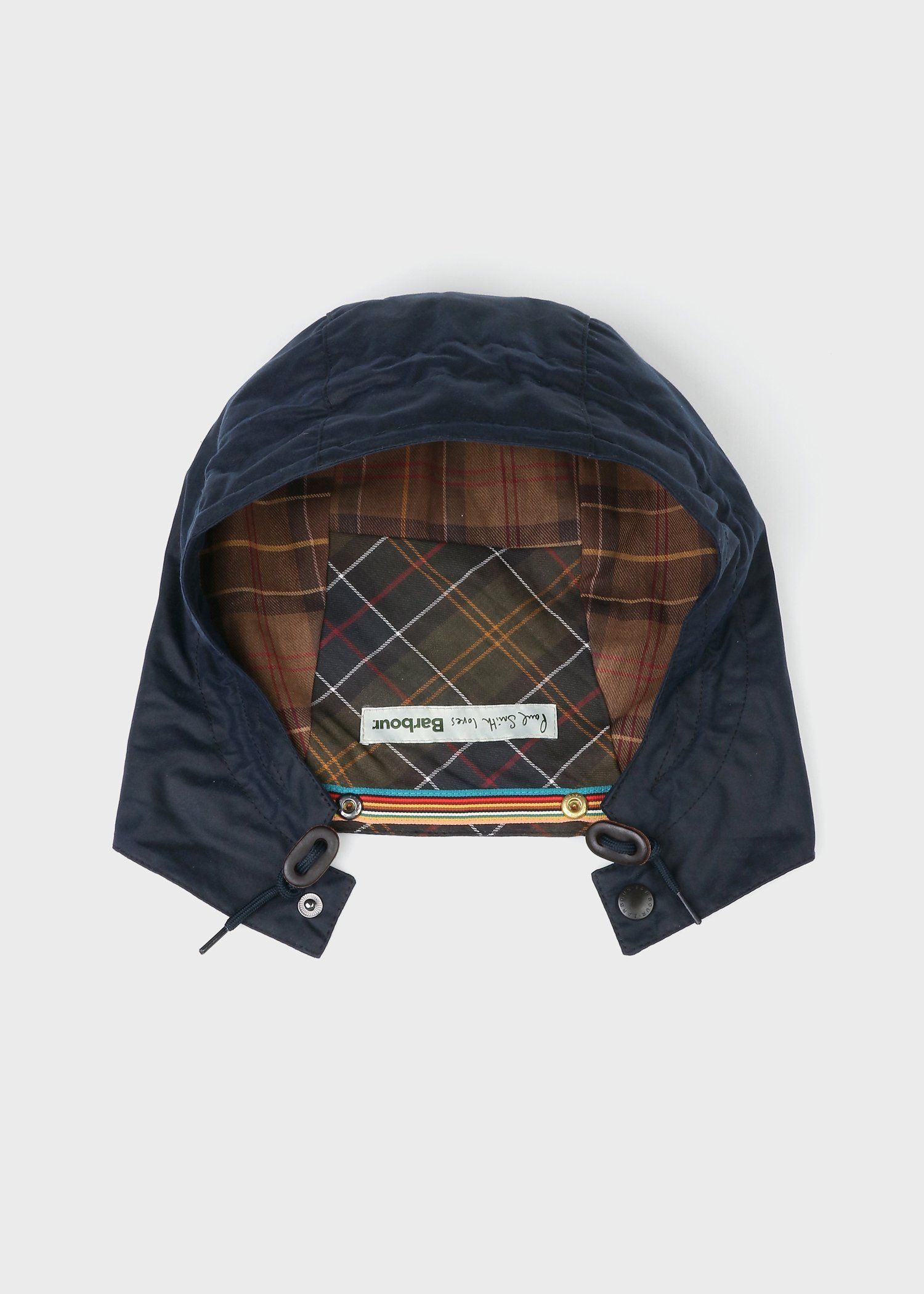 "Paul Smith Loves Barbour" デタッチャブルフード